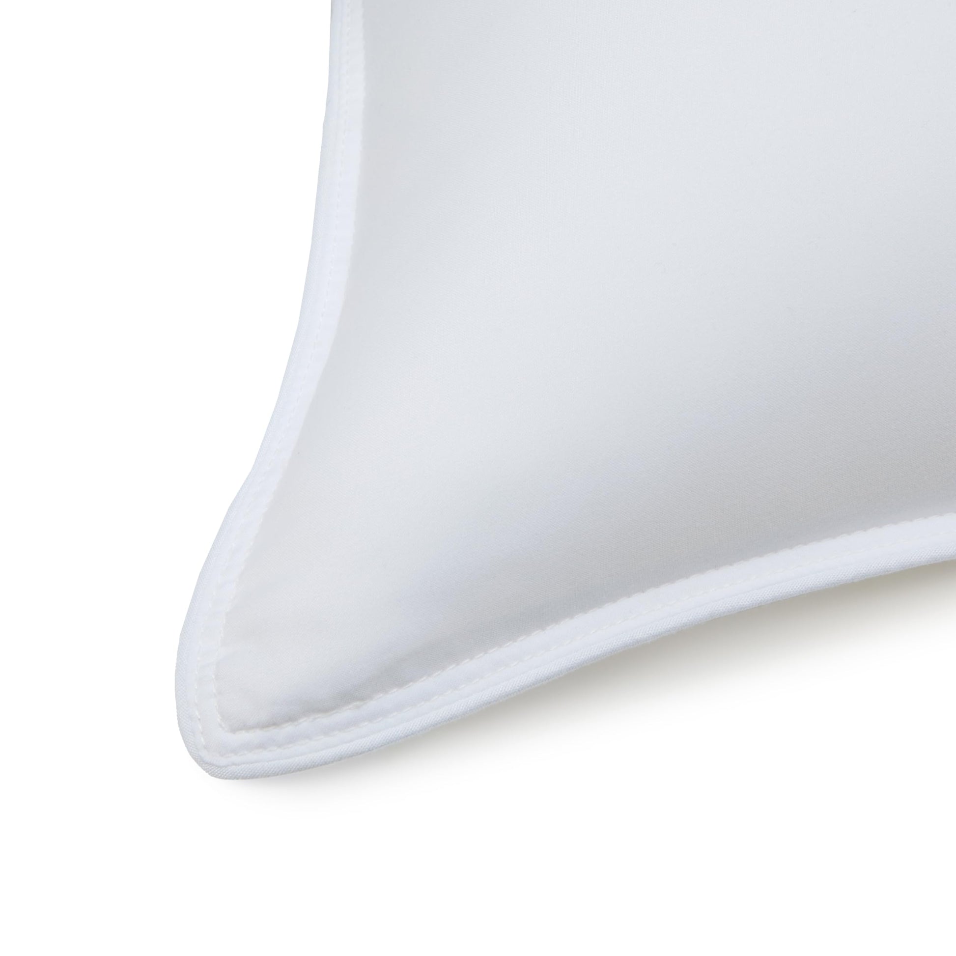 Amazon Basics Down Alternative Pillow for Back Side Sleepers, Medium Density, Standard Size, 26" x 20", 2-Pack, White - Medaid International