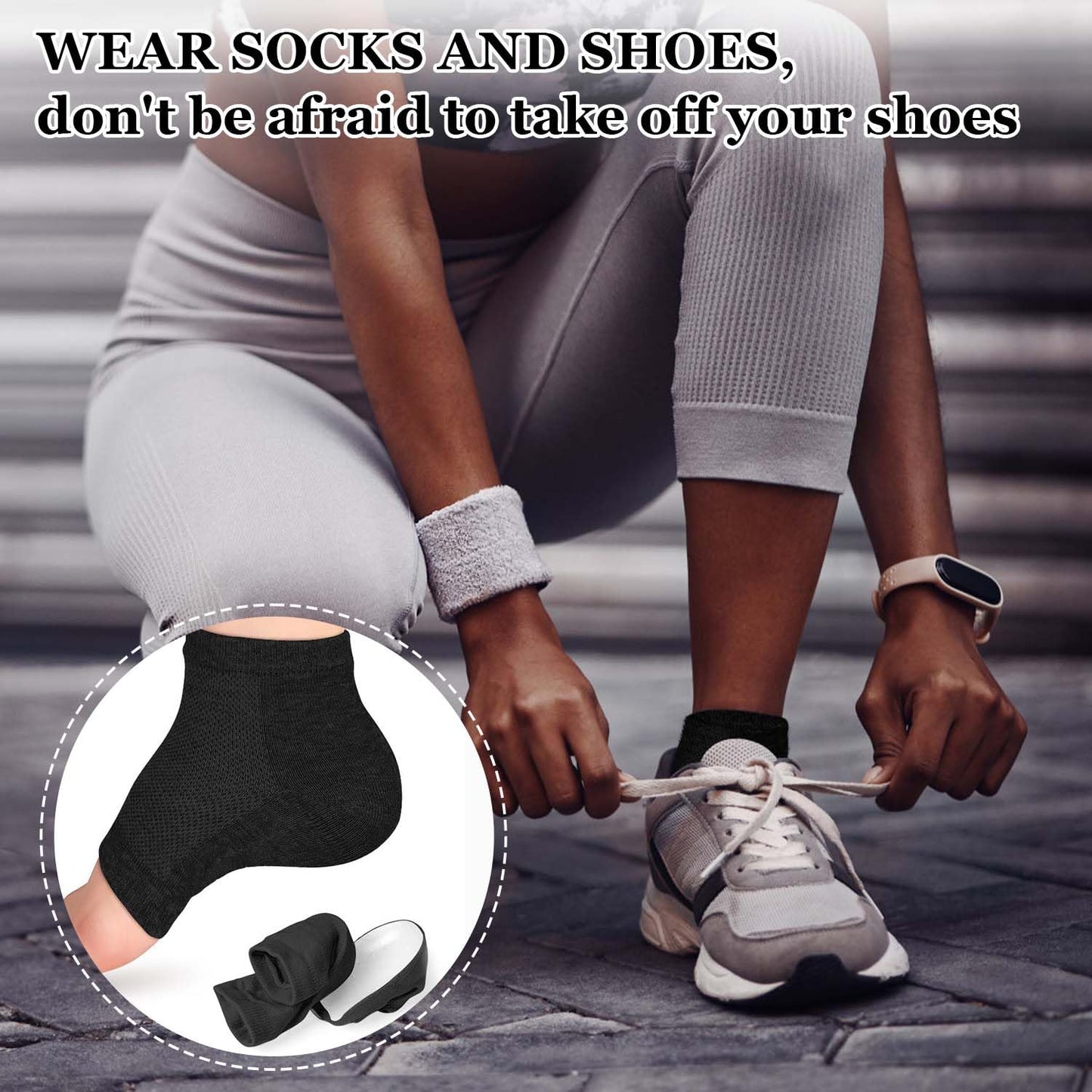 HEIGHT MAX SOCKS PAIR | 2 Pieces جوارب زيادة الطول 2 قطعة