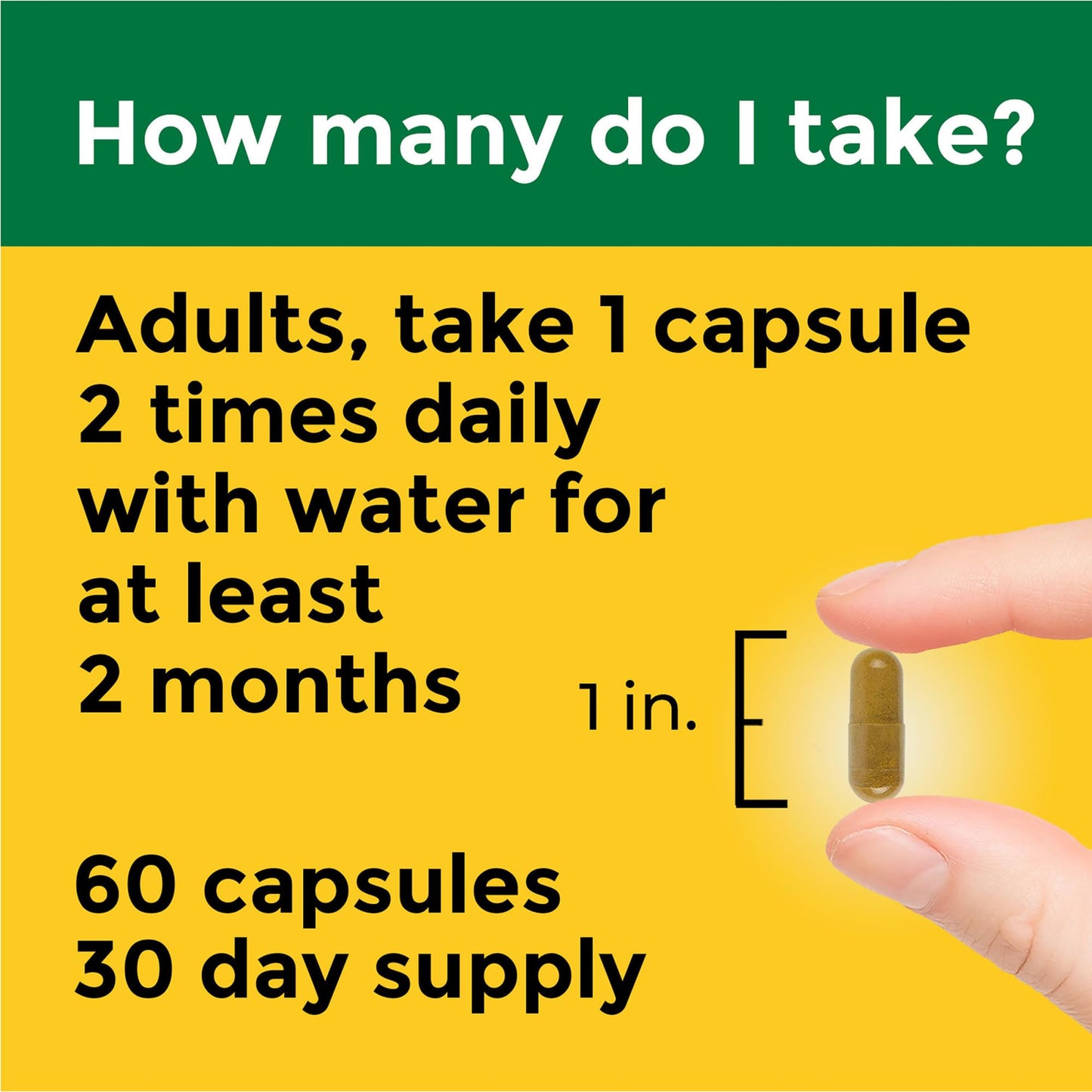 Nature Made Better Absorption Berberine Phytosome Capsules, 1100mg Per 2 Capsules Daily, Berberine Supplement for Cardiovascular Health Support, 60 Capsules, 30 Day Supply - Medaid International