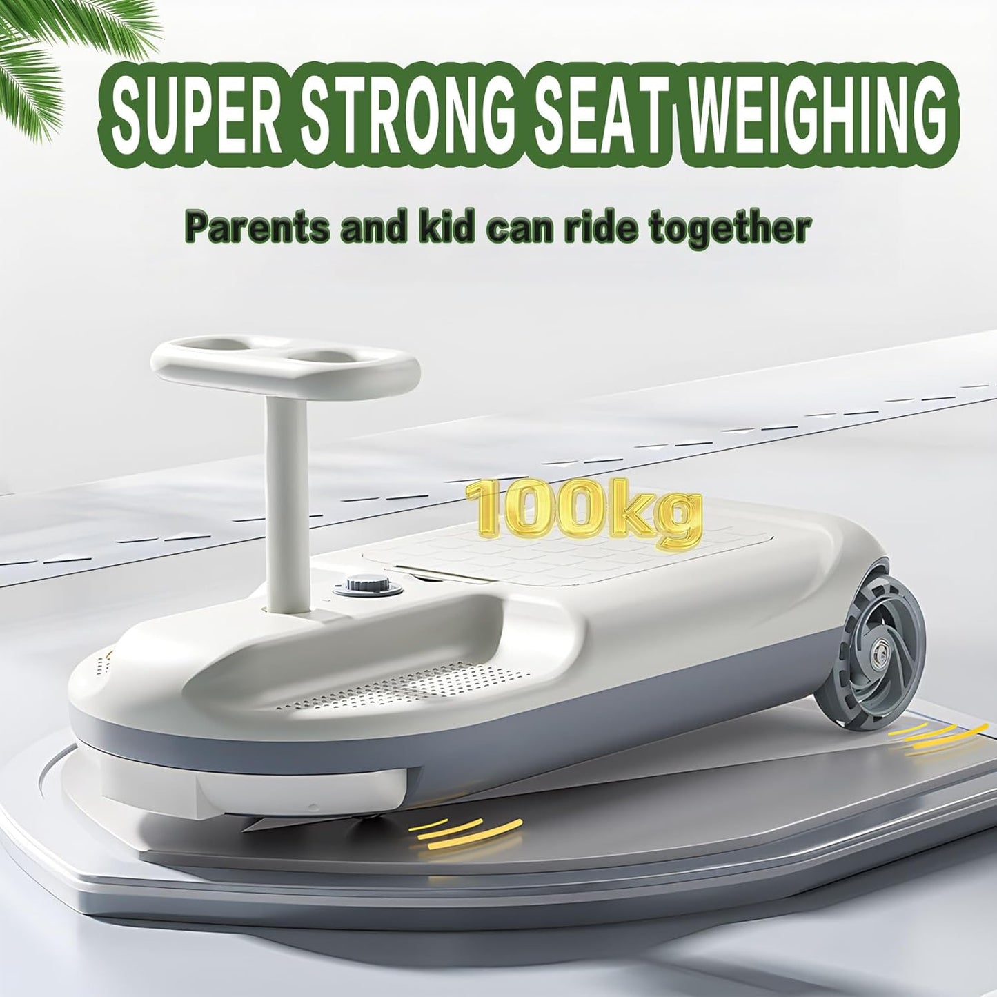 Cleaning Go Kart for Kids, Ride On Mop Floor Cleaner Go Carts with Cool Lights  Portable Mini Go Kart Retractable Cleaning Mop
