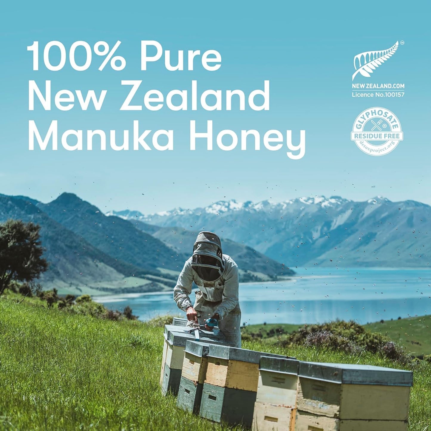 New Zealand Honey Co. Raw Manuka Honey UMF 26+ | MGO 1282+, UMF Certified /4.4oz - Medaid International