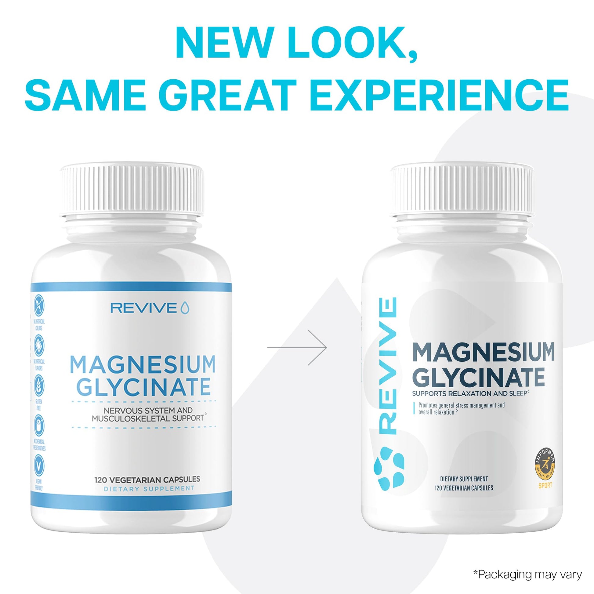 Revive MD Pure Magnesium Glycinate 200mg – High Absorption Supplement for Relaxation, Stress Relief, Sleep & Memory Support – Promotes Strong Bones, Healthy Nerve & Muscle Function (60 Servings) - Medaid International