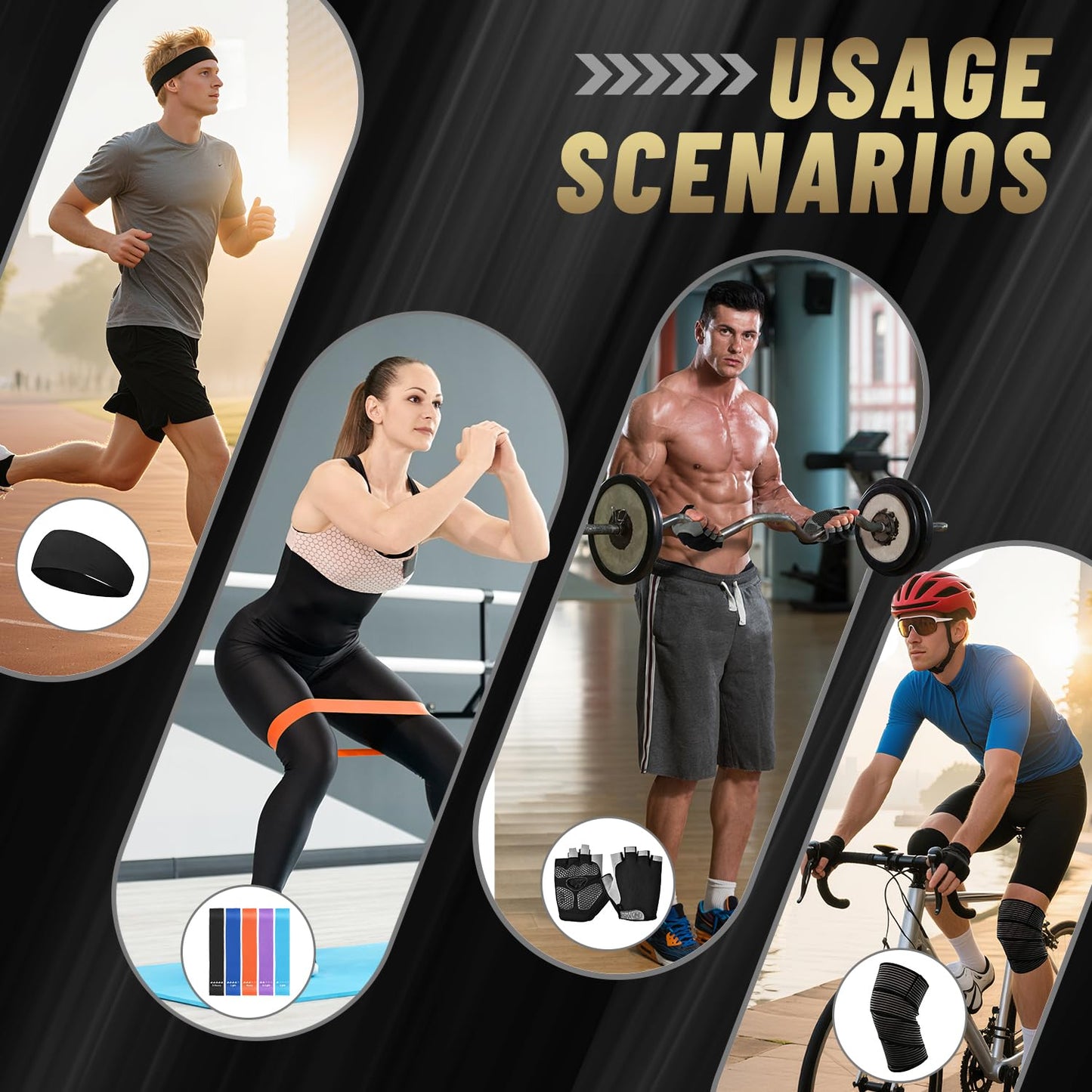 MOVINPE Fitness Gear Advent Calendar 2025, 24 Days of Workout Essentials with Jump Rope, Resistance Bands, Gloves, Headbands & More – Christmas Countdown Gifts for Men, Women & Teens - Medaid International