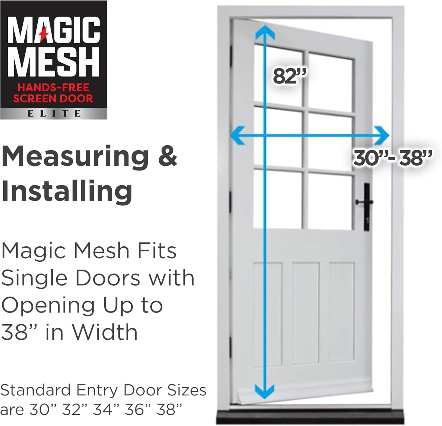 Medaid Magic Mesh Elite- More Durable Magnetic Screen Door