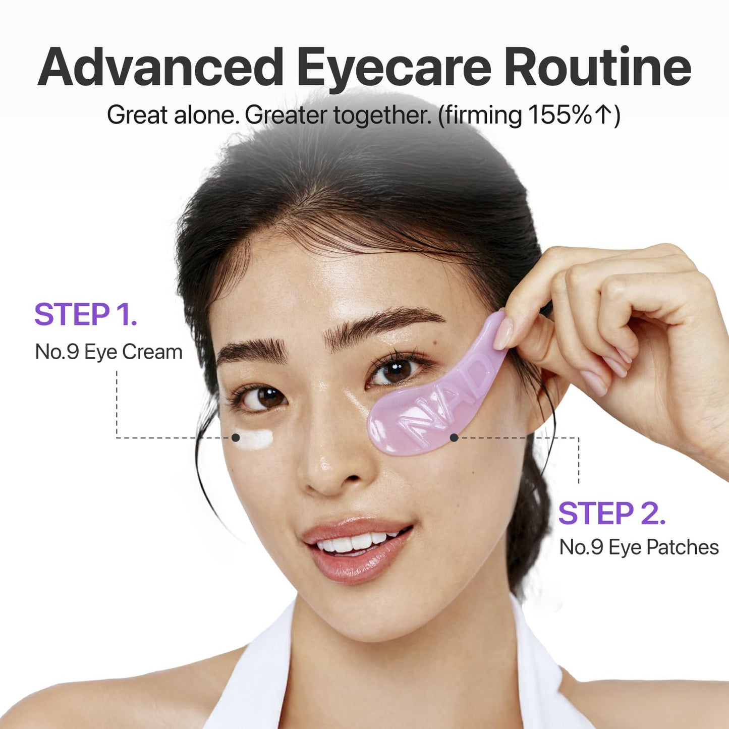 numbuzin No.9 Eye Cream | NAD+ Retinol Volumetox Eye Serum | Dark Circles, Glow Up, Firming, Wrinkles, Fine Lines, Depuff | Peptides, Niacinamide | Restores Radiance for Undereyes | 0.33 fl. oz. - Medaid International