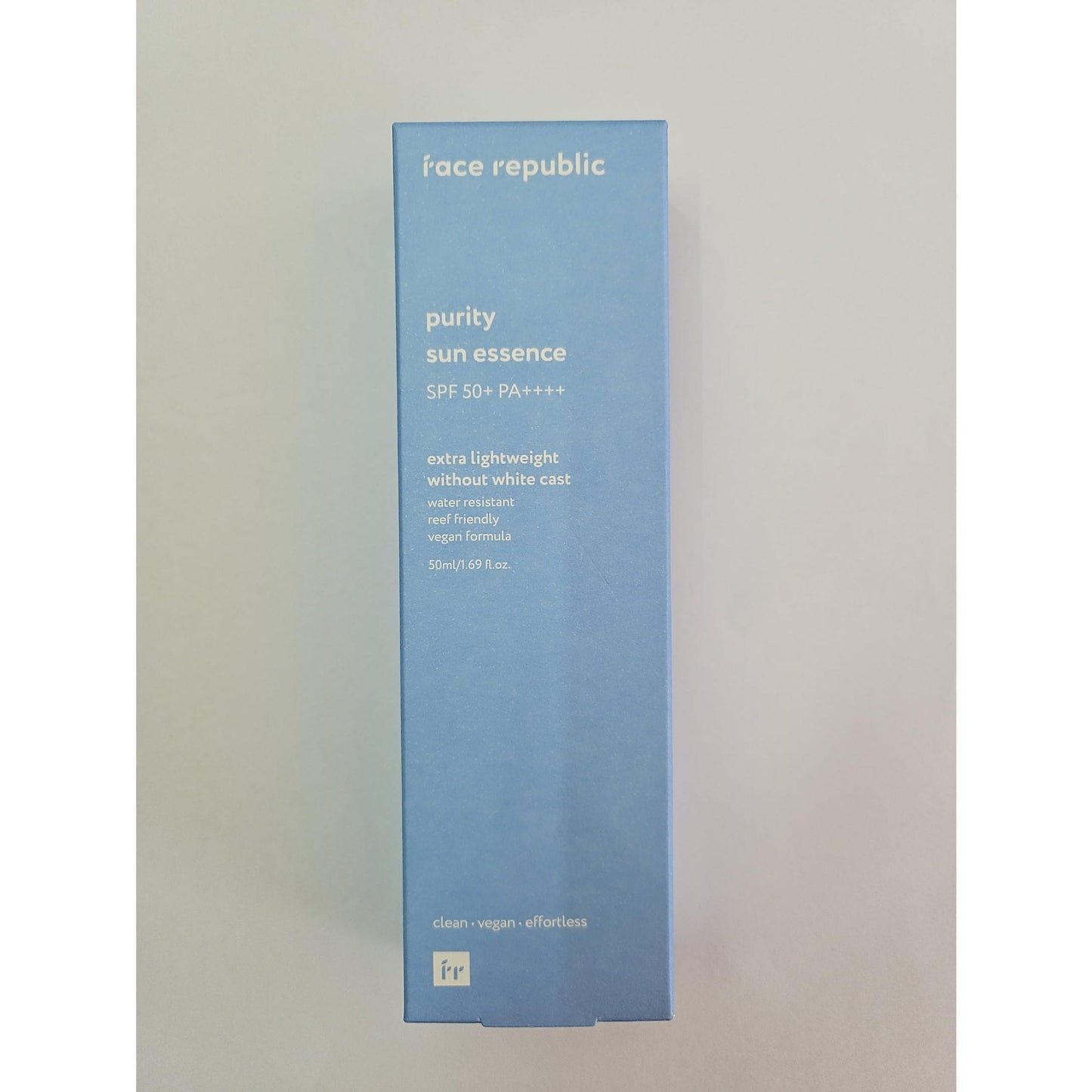Face Republic Purity Sun Essence 50ml 1.69fl.oz. | SPF50+ Broad Spectrum UV Protection | No White Cast | Water Resistant | Vegan Certified, Reef Safe, Cruelty Free | Non-greasy | Korean Skin Care - Medaid International