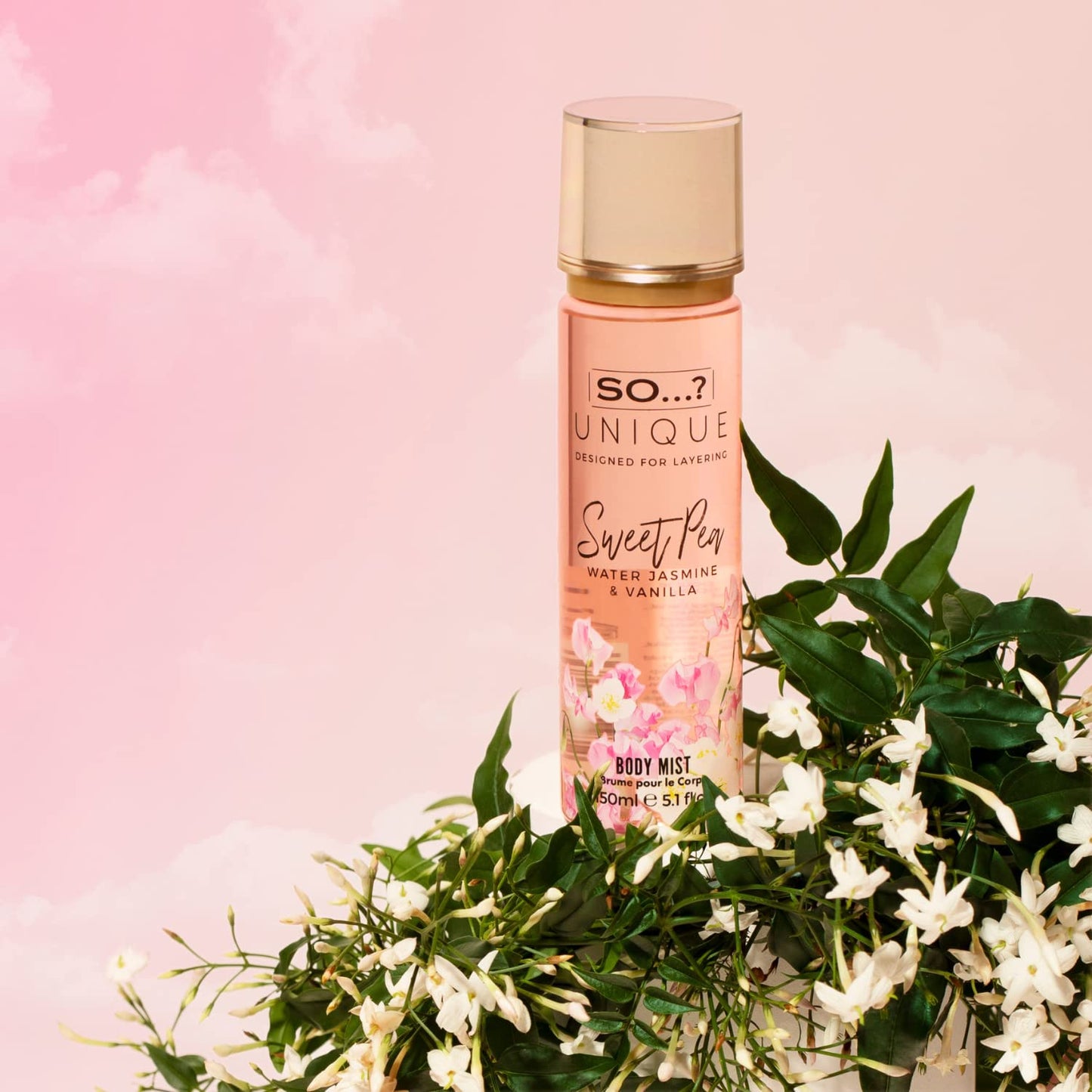 So…? Unique Sweet Pea Body Mist - Perfect Gifts For Women - Vanilla Perfume With Floral, Fruity Notes And Musk - Ideal Perfume For Women - 5.1 oz - Medaid International