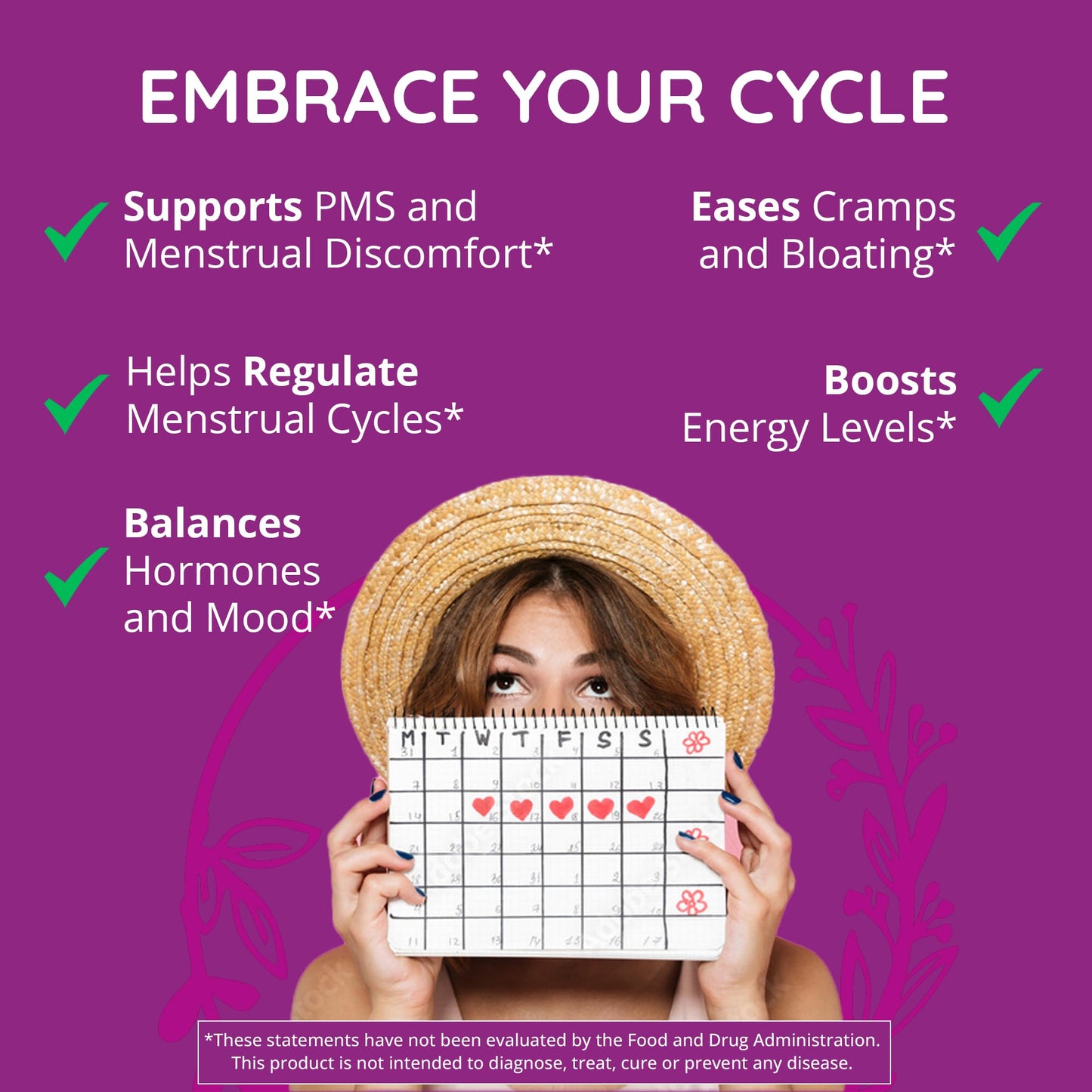 Hormone Balance for Women – PMS Support Supplement, Menopause & Perimenopause | Bloating Relief, Menstrual Cramp, Mood, PMDD | Chasteberry Supplements, Black Cohosh, Dong Quai | Vegan, Non-GMO, 60 Ct - Medaid International