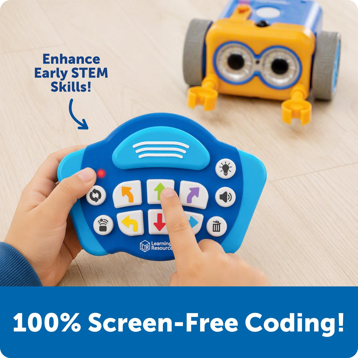 Learning Resources Botley the Coding Robot 2.0-46 Pieces, Ages 5+, STEM Toys, Programming, Electronic Learning, Screen-Free Toys for Kids