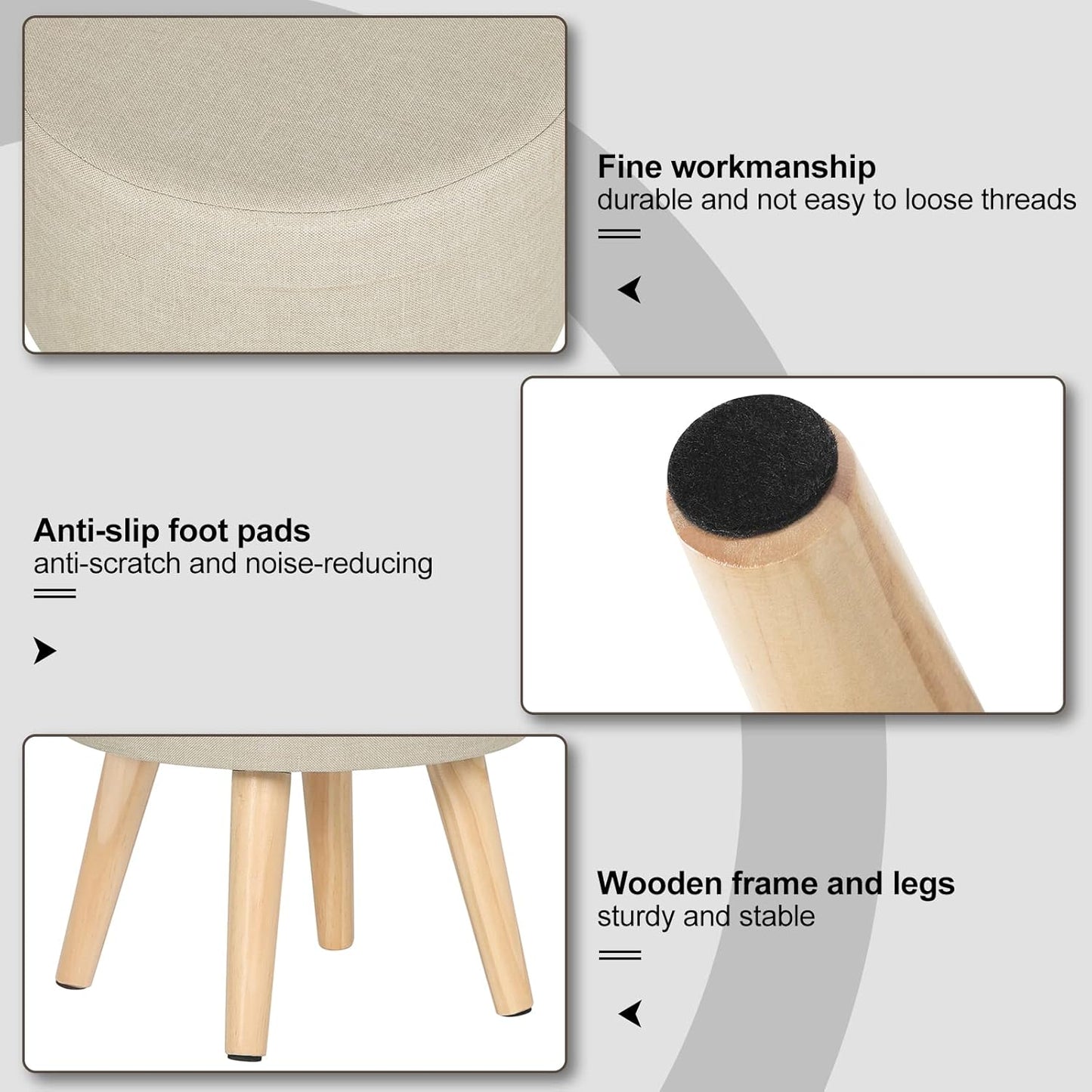 WOLTU Storage Ottoman Chair Stool (SH08CM_1)
