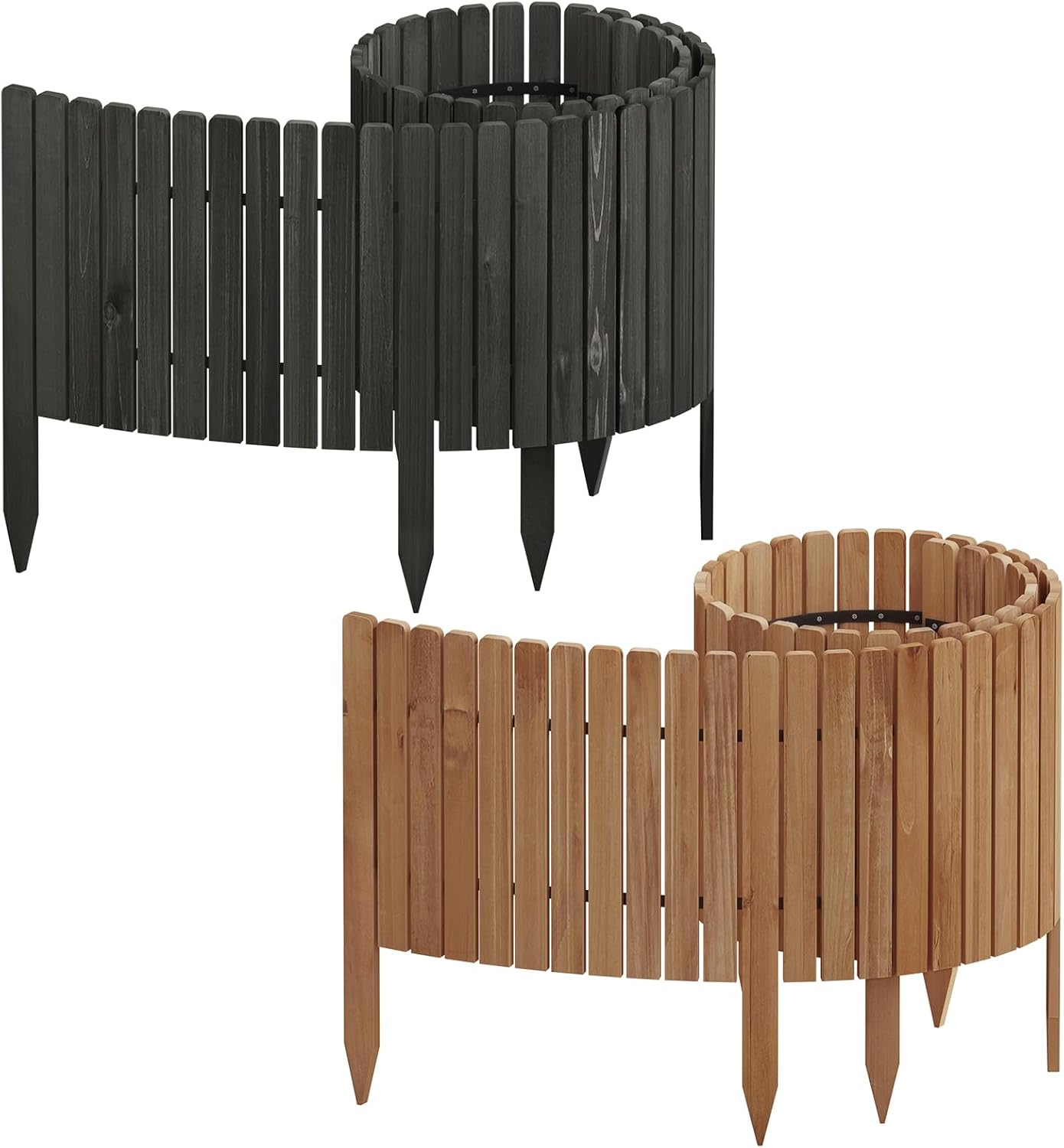 Decorative Wooden Lawn Fence,