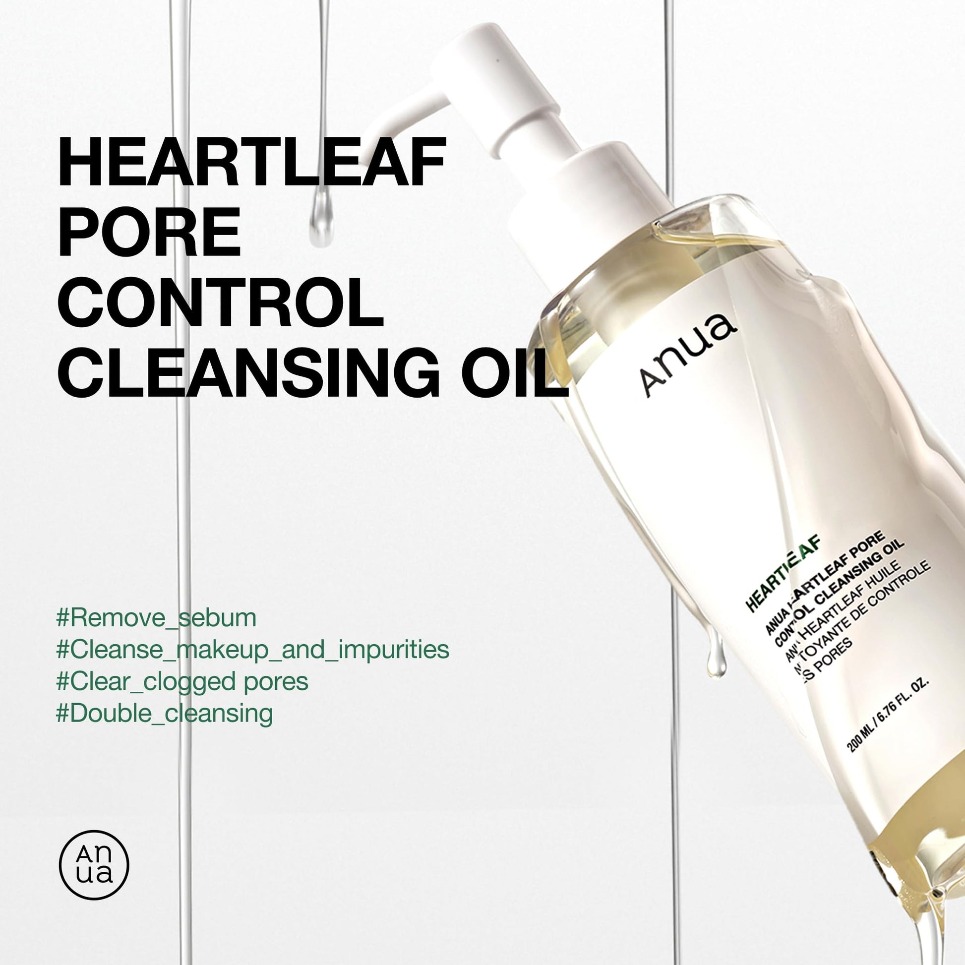 Anua 3-Step Glass Skin Beginner Set, Double Cleansing with Facial Serum, Oil Cleanser & Face Wash with Heartleaf, Daily Routine with Niacinamide, Korean Skincare Set - Medaid International