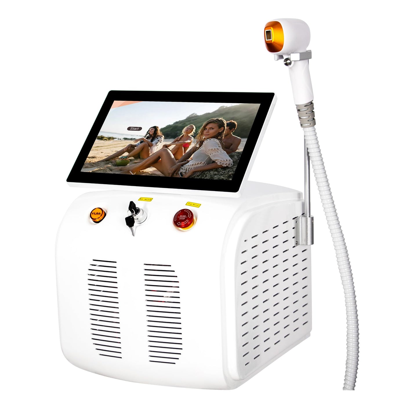 Epilator, Facial Hair Removal, at-Home Laser Beauty Device, Female Facial Hair Removal, Long-Term Hair Growth Suppression for The Entire Body. - Medaid International