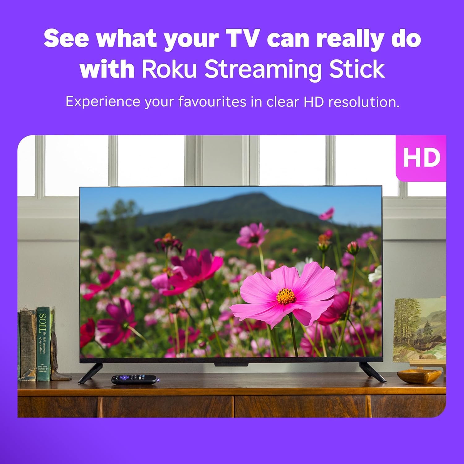 Roku® Streaming Stick™ 2025 – HD Roku Streaming Device for TV with Voice Remote – Free and Live TV - Medaid International