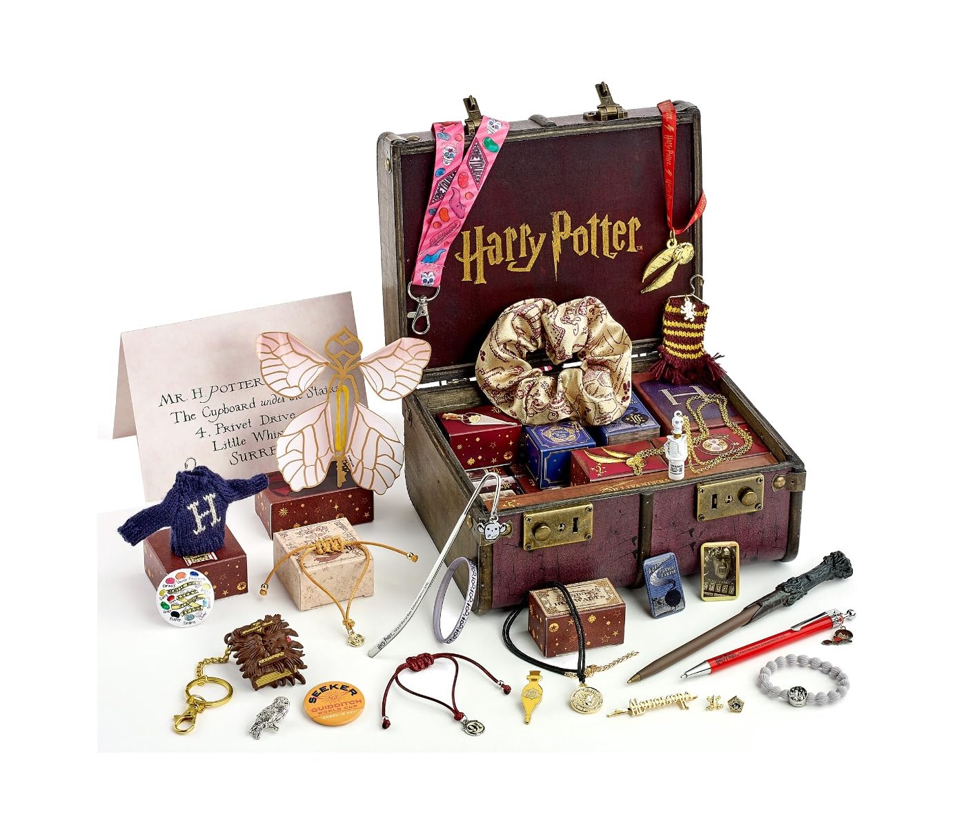 Harry Potter Hogwarts Trunk Advent Calendar - 24 Gifts Inside - Medaid International