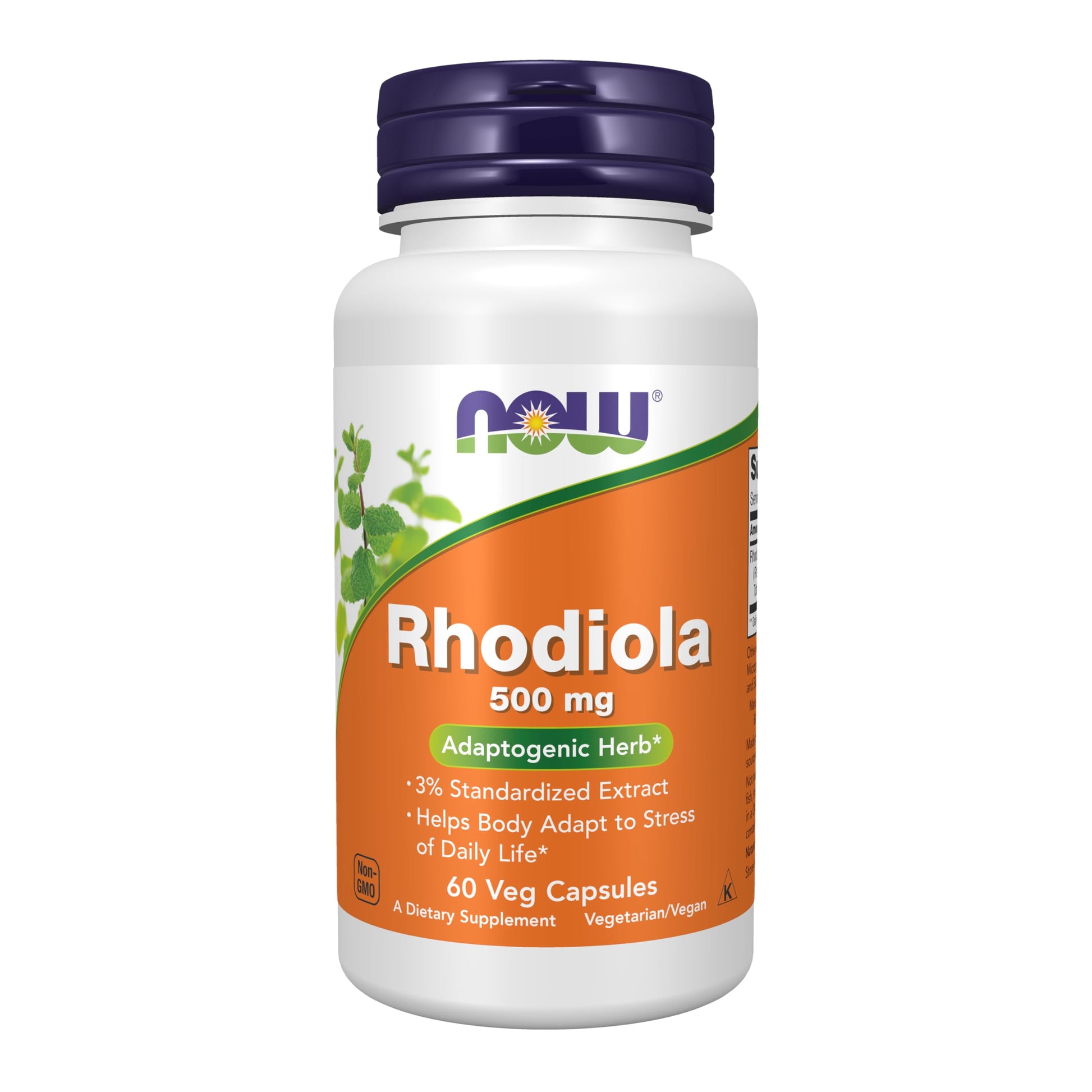 NOW FOODS Rhodiola 500MG 3PCT Extract60 VCAP, 60 CT - Medaid International