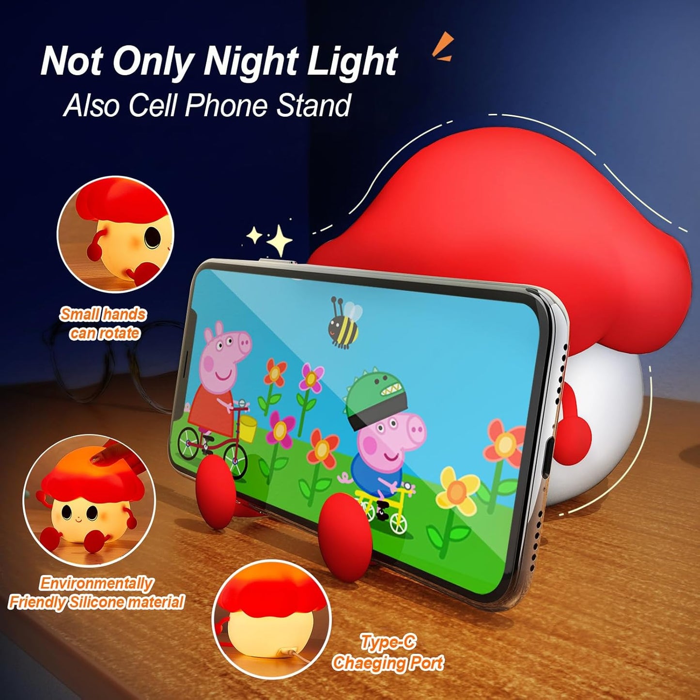 Mushroom Night Light