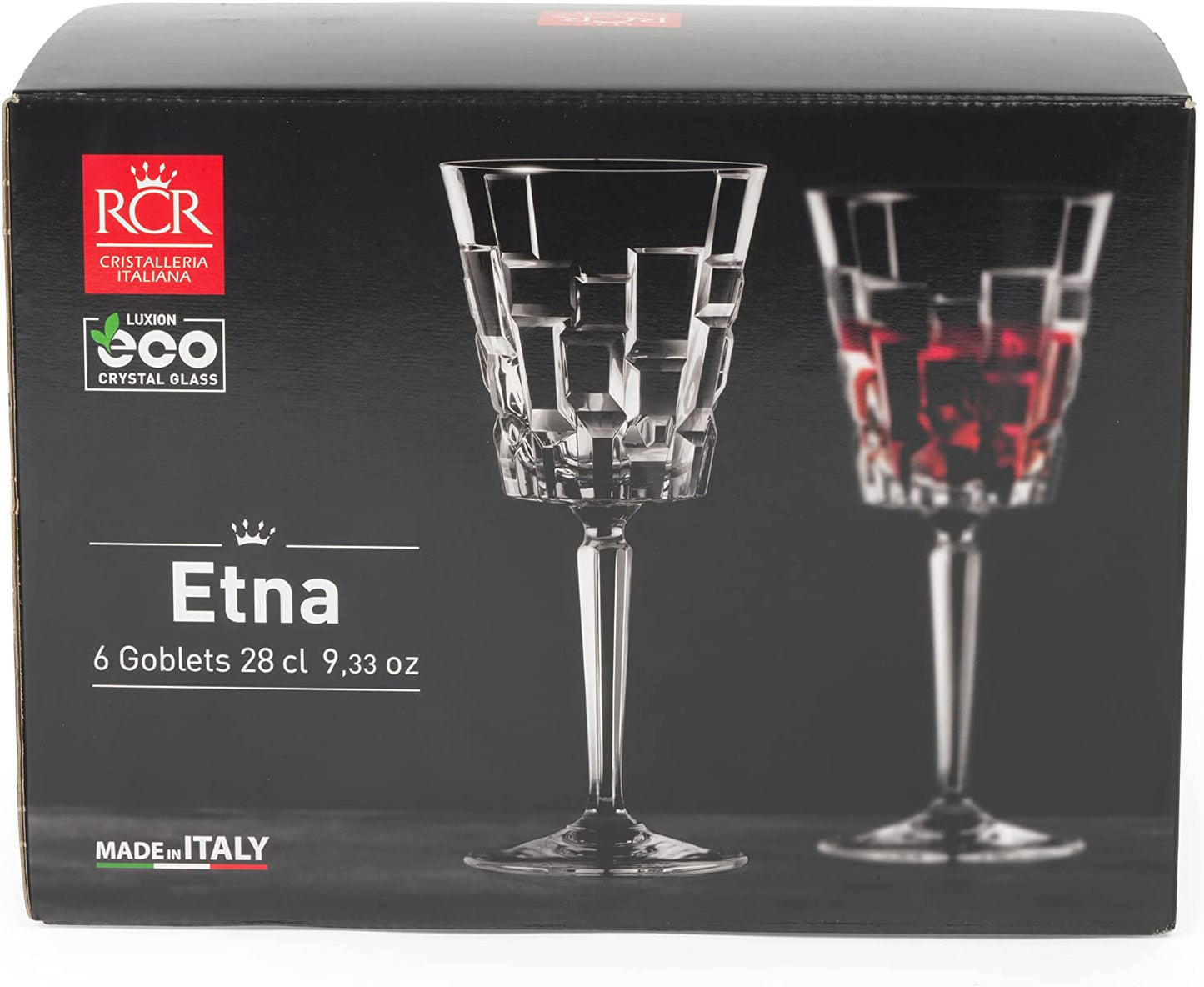 RCR etna water goblet set of 6 - 26cl