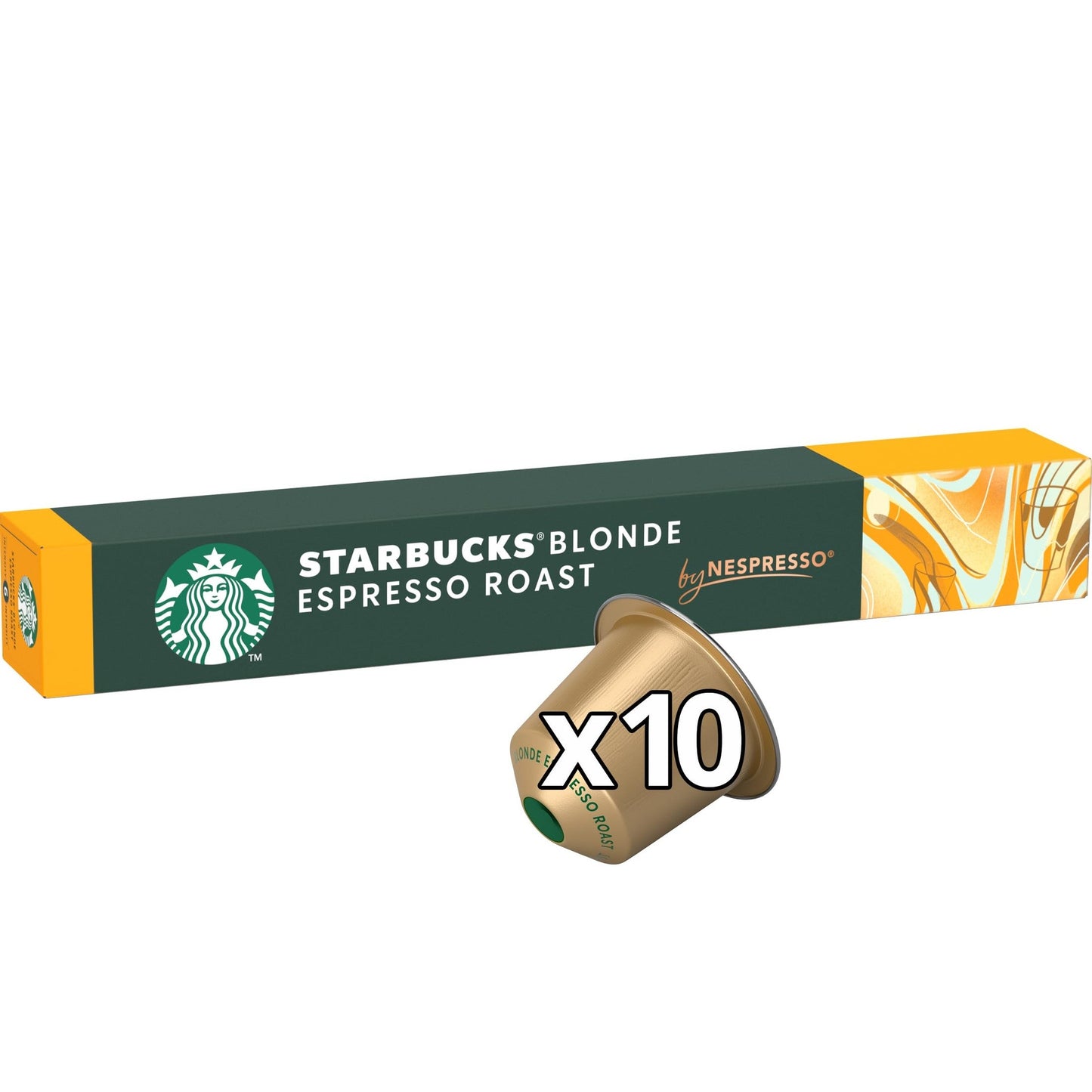 Starbucks - Blonde Espresso Roast by Nespresso - 10 Capsules