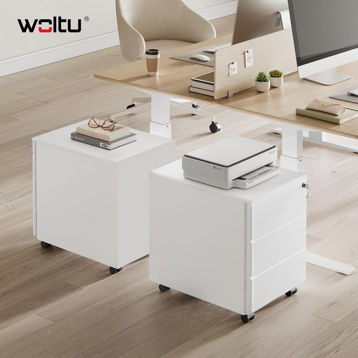 WOLTU Metal Rolling Container (SK024WS)