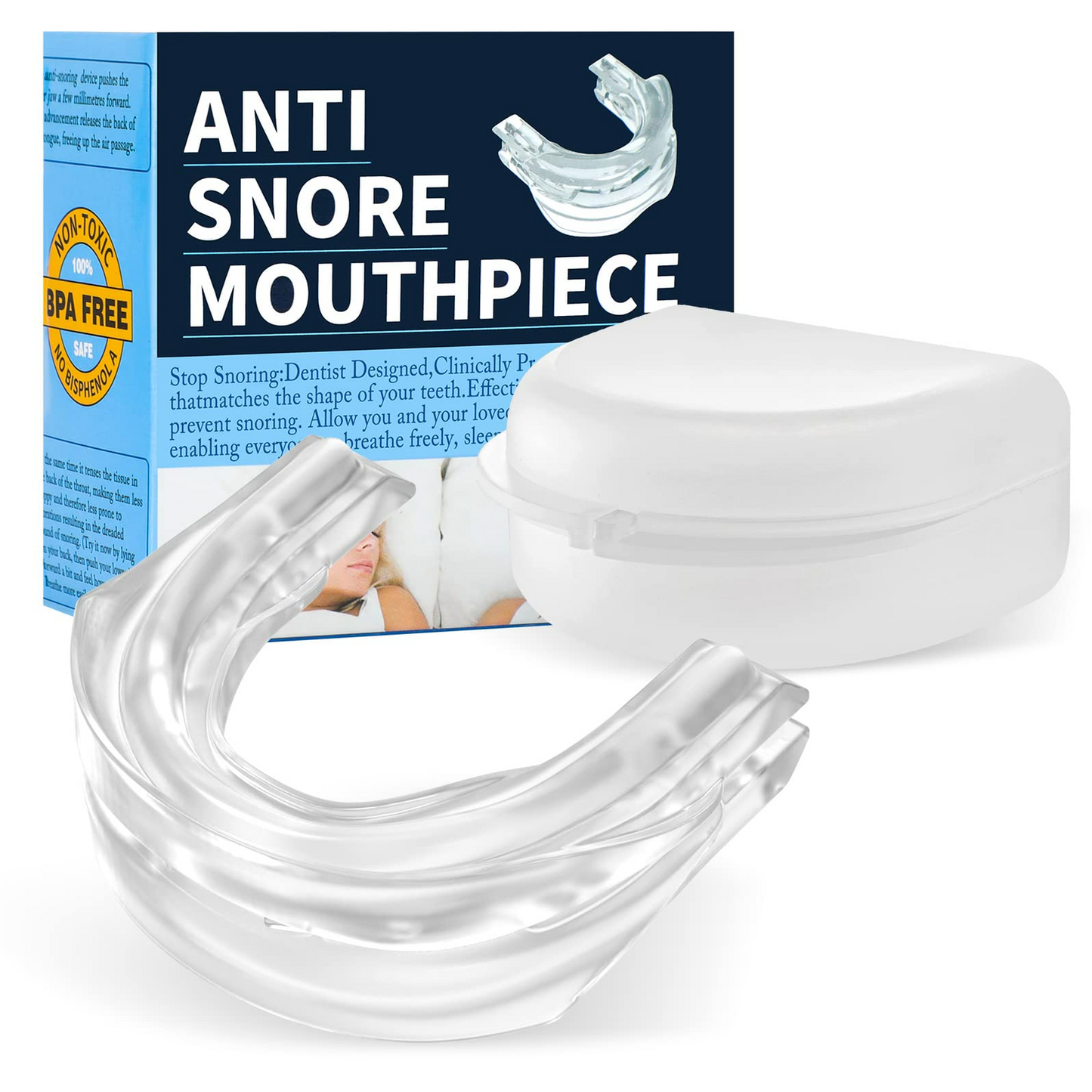 Anti-Snoring Mouth Guard – Comfortable Mouthpiece for Men & Women