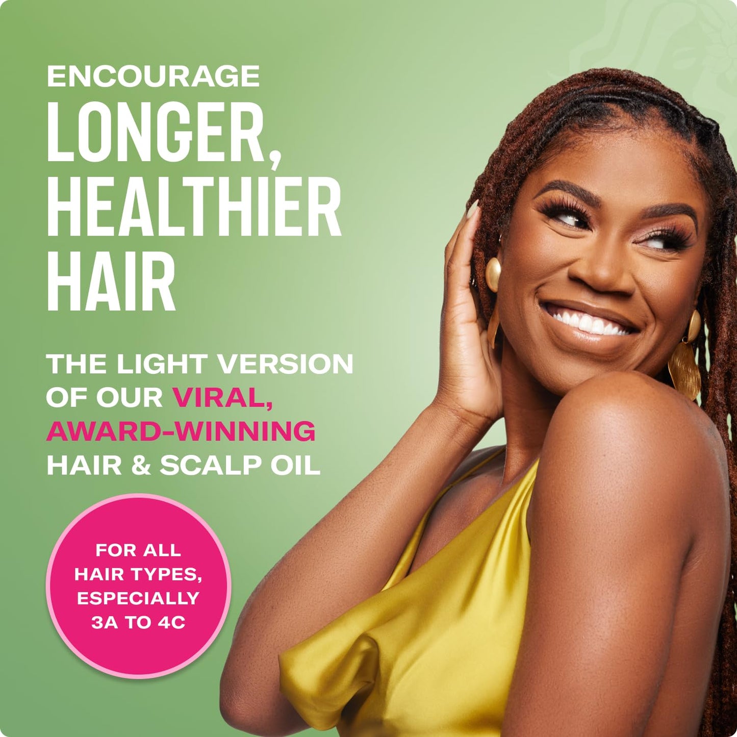 Mielle Organics Rosemary & Mint Light Hair Oil, Split Ends & Dry Scalp Treatment - Infused with Biotin & Essential Oils for Strengthening, Soothing, Moisturizing & Encouraging Longer Hair (2 Oz) - Medaid International