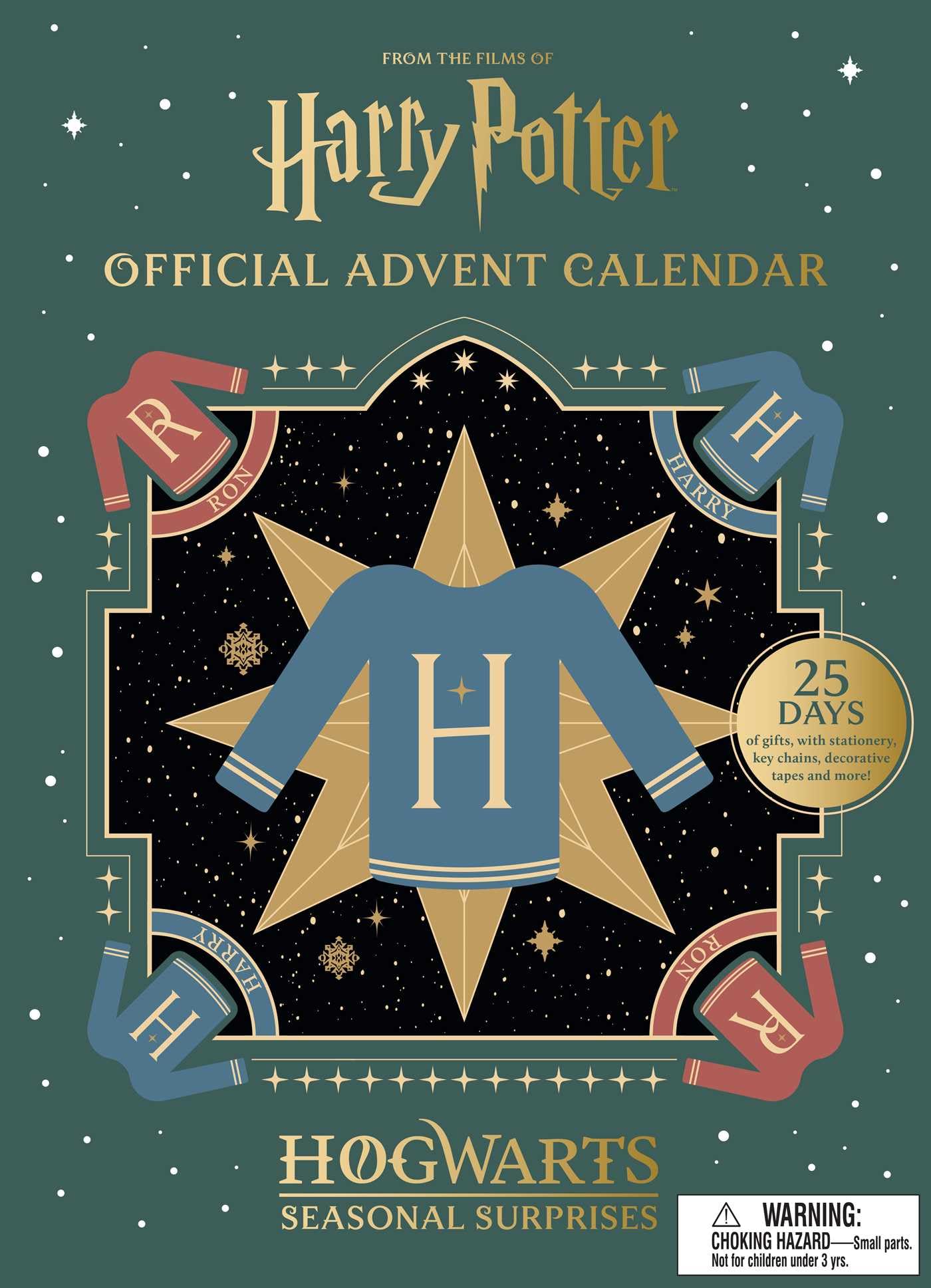 Harry Potter Official Advent Calendar Seasonal Surprises (Festive Sweaters Ed.) - Medaid International