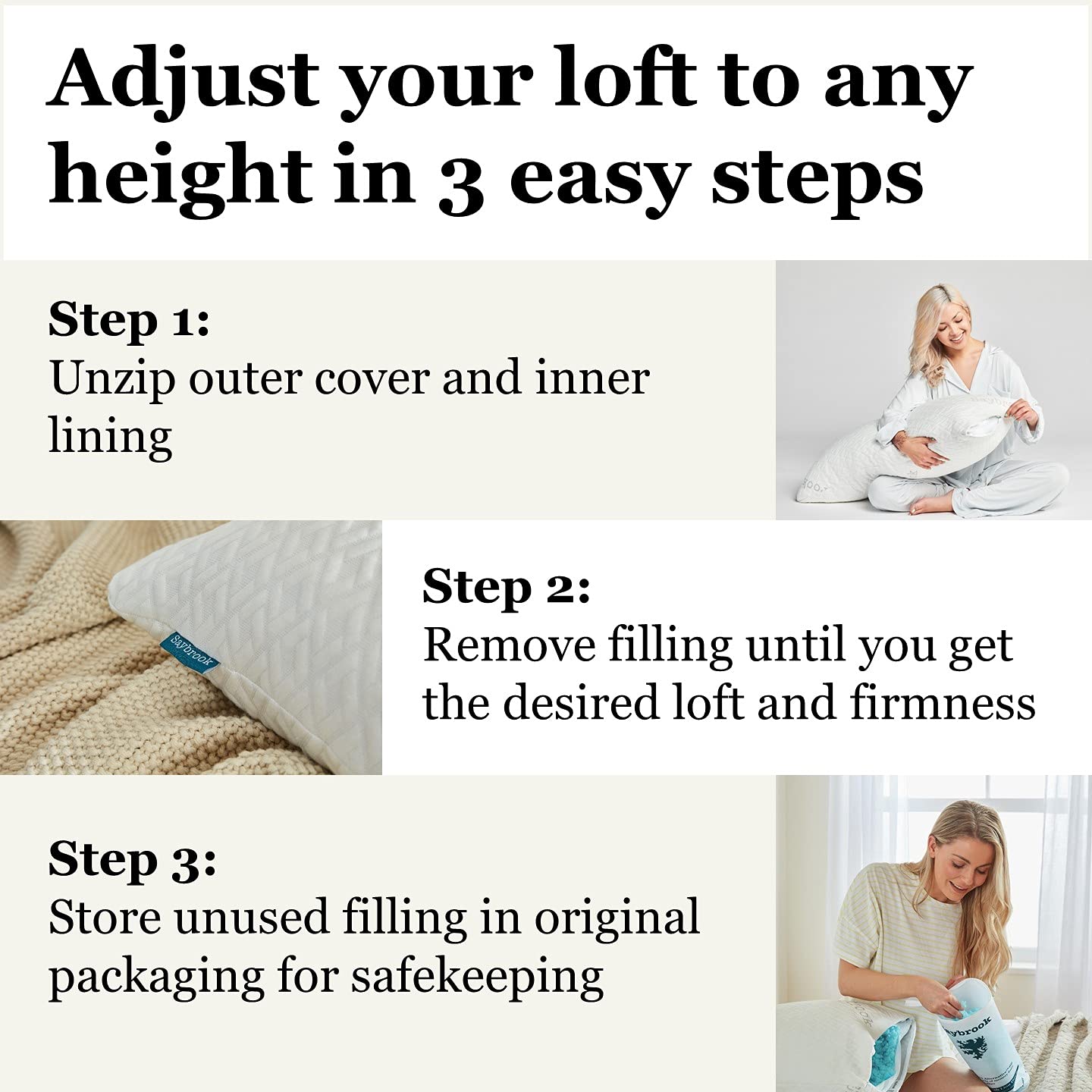 Saybrook Adjustable Pillow - Medaid International