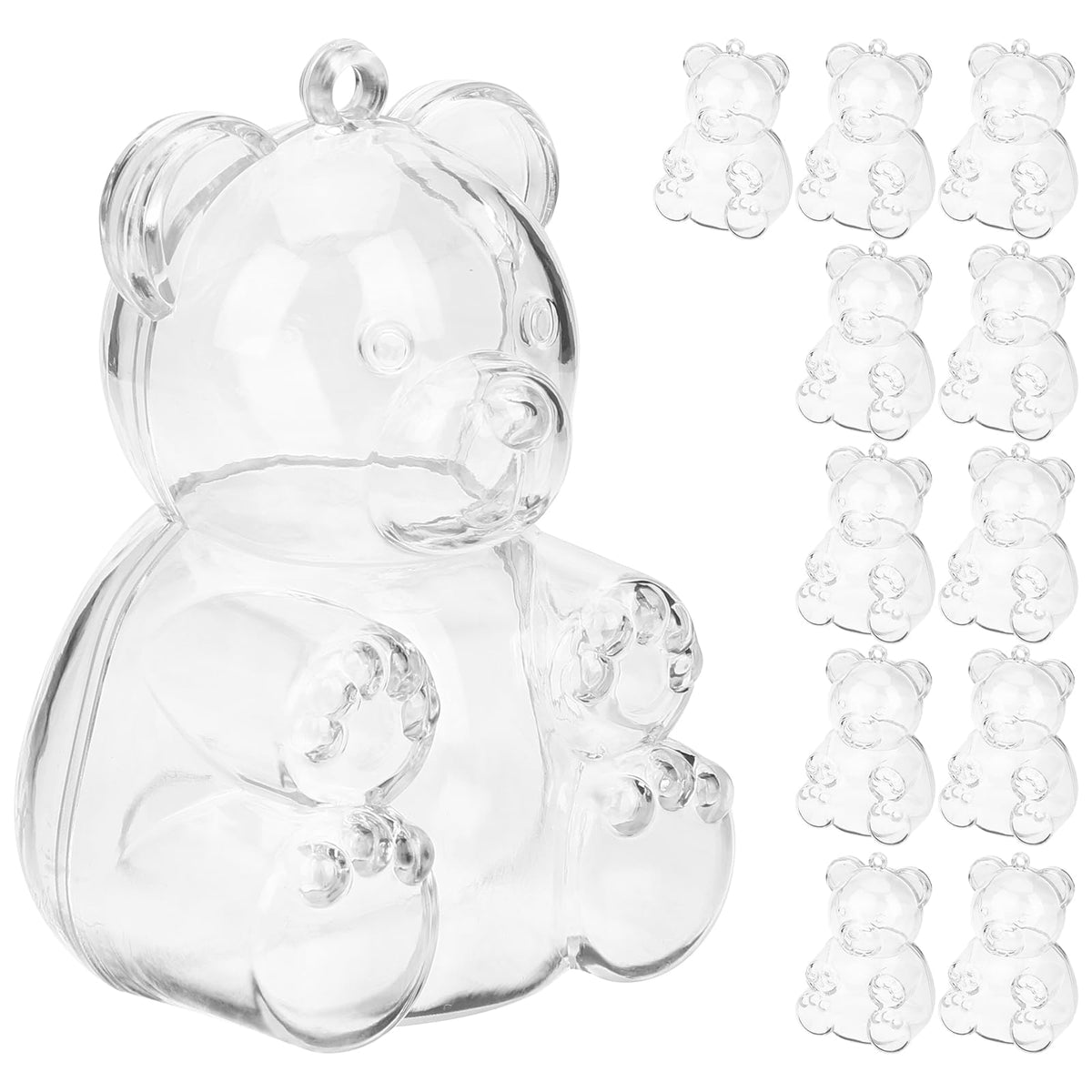 KASTWAVE 20 Pack Small Marble White Gift Candy Boxes, Party Favor Boxes with Ribbon for Wedding, Baby Shower, Birthday Party Decorations (2.6x2.6x1.8 inch)