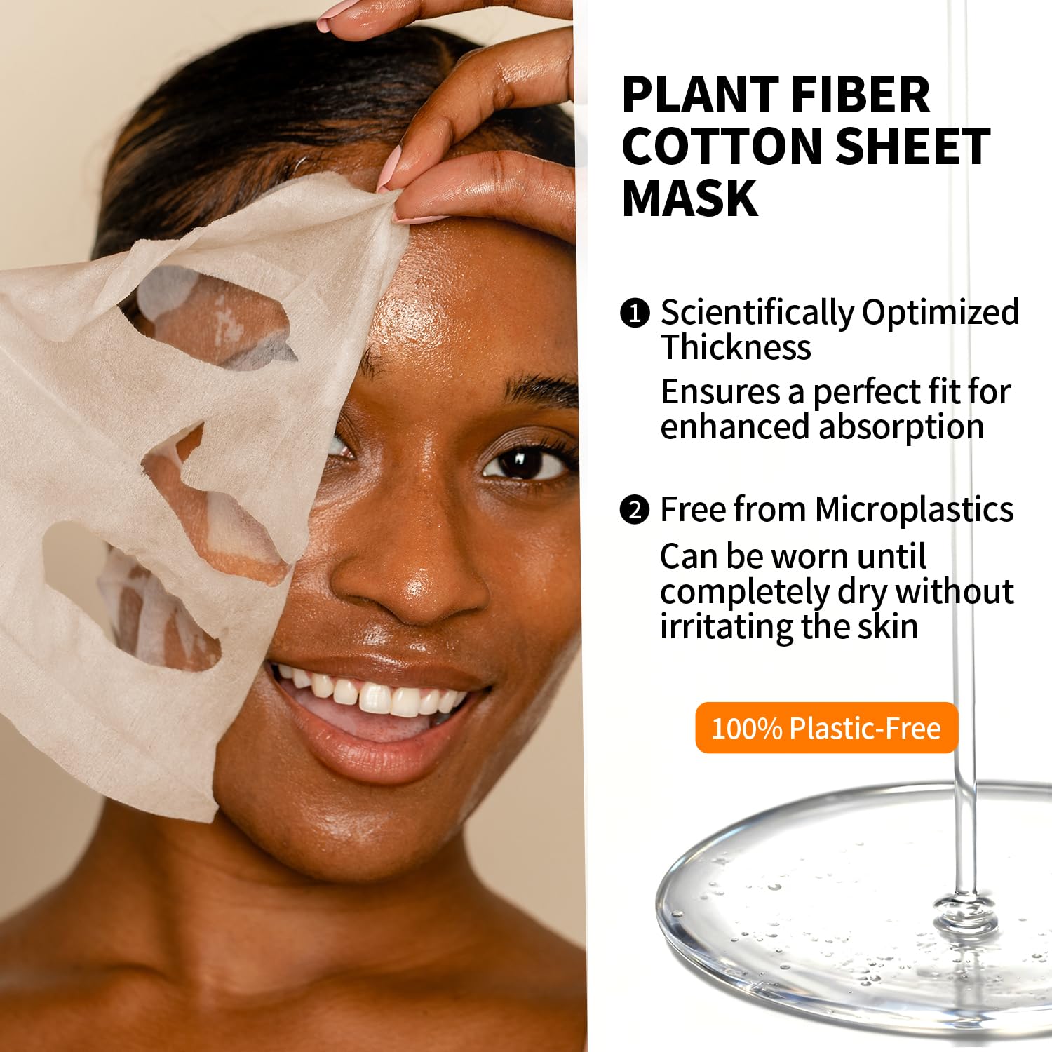 RAZUYEN Firming and Moisturizing Sheet Face Masks (Pack of 10) with Hyaluronic Acid and Peptides, Reduce Fine Lines and Wrinkles, Hydrating & Anti-Aging Spa Face Mask, Facial Skin Care - Medaid International
