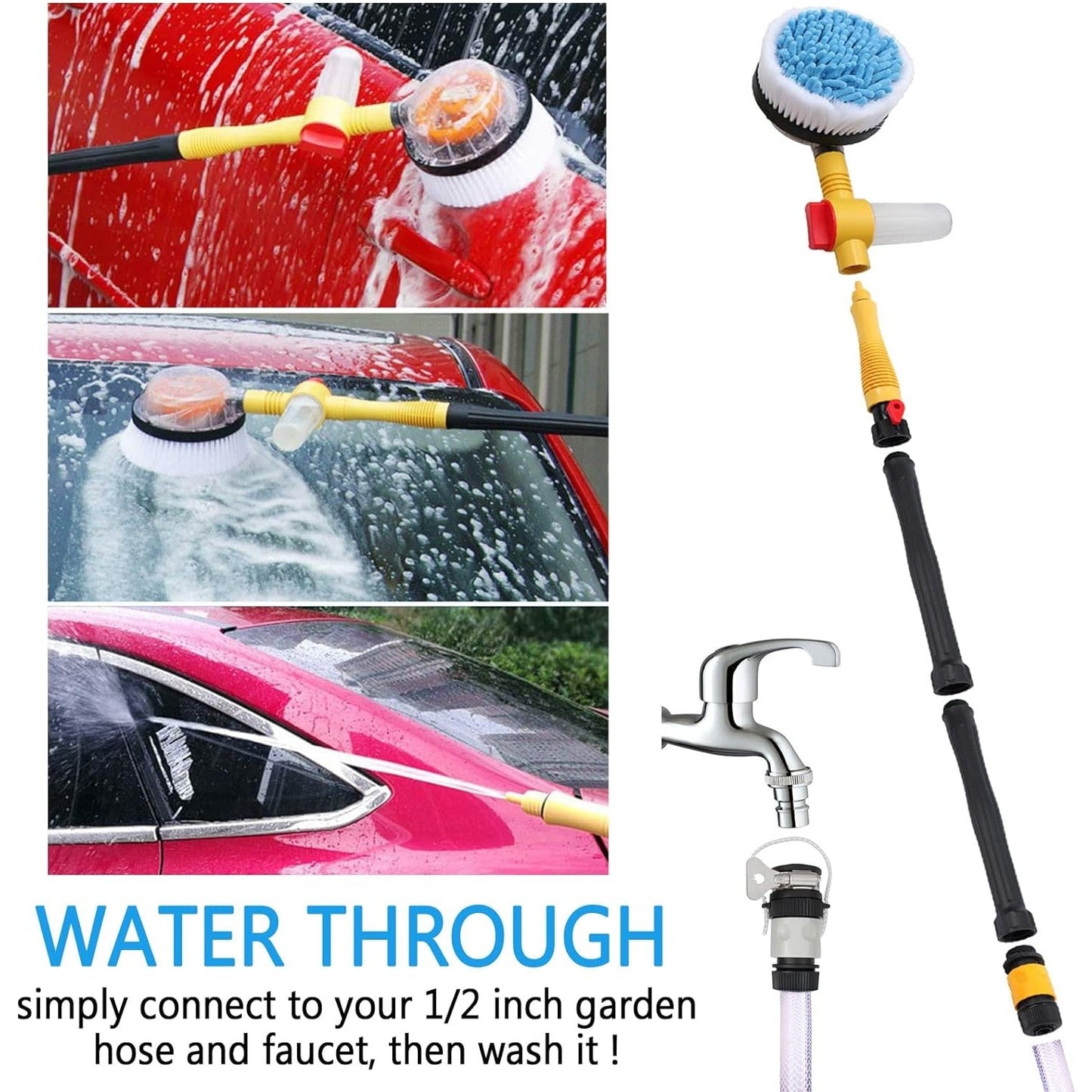 Car Wash Rotating Brush Kit