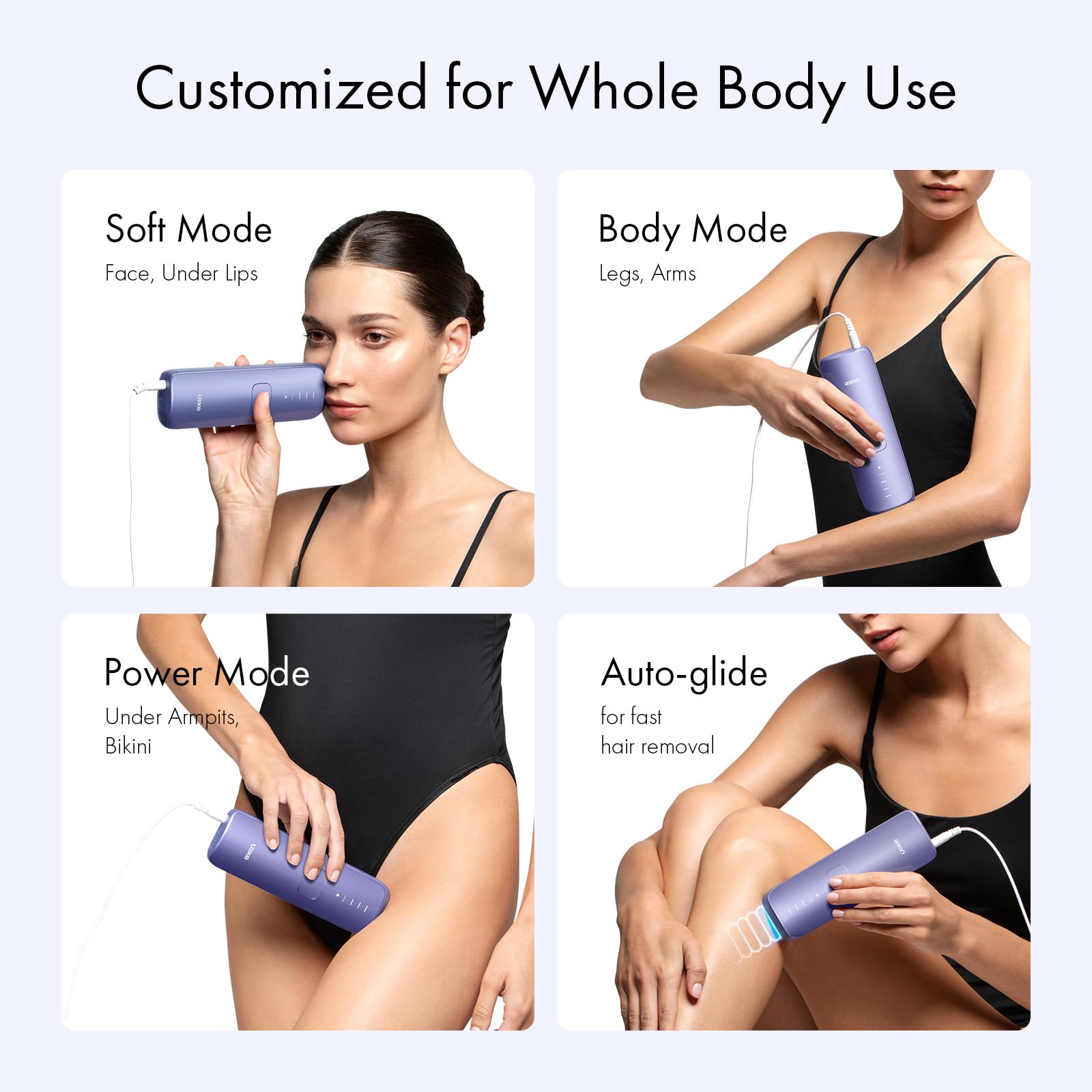 Ulike Laser Hair Removal for Women and Men, Air 3 Ice-Cooling IPL Hair Removal Device for Nearly Painless & Long-Lasting Results, 3 Modes & Auto Flashing for Fast Full Body Hair Removal from Home - Medaid International