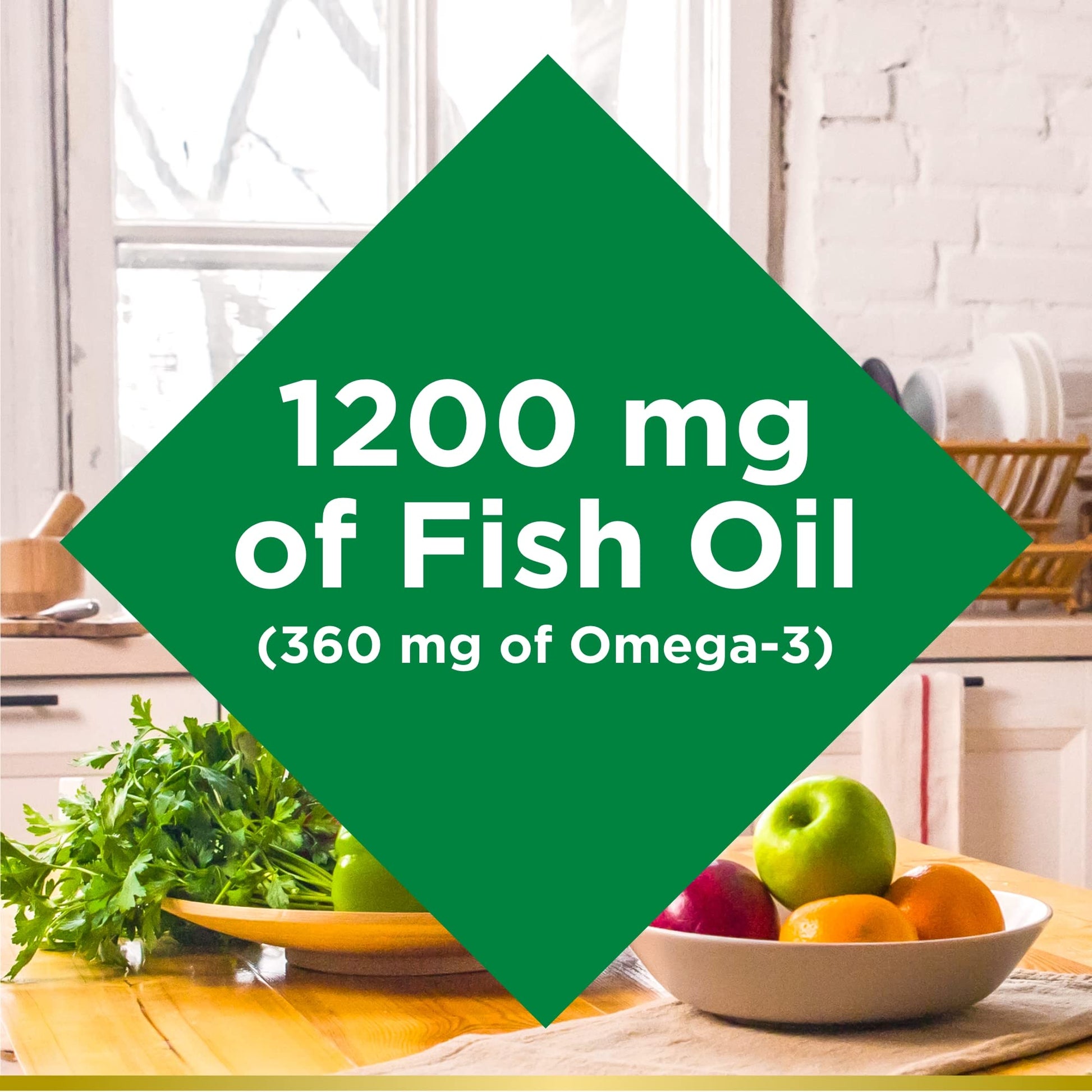 Natureís Bounty Fish Oil, 360 Count (Pack of Two) - Medaid International