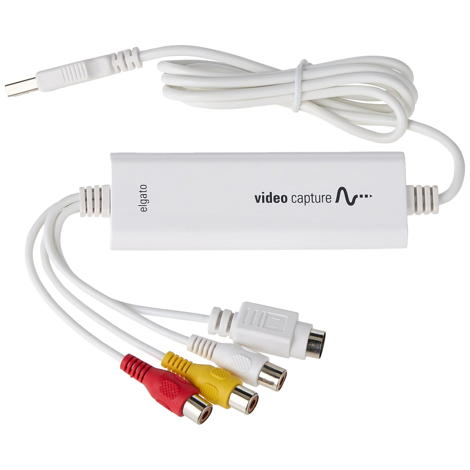 Elgato Video Capture – USB 2.0 Capture Card Device, Easy to Use, Convert Analog to Digital, with VHS VCR TV to DVD Adapter, for Mac, Windows or iPad - Medaid International