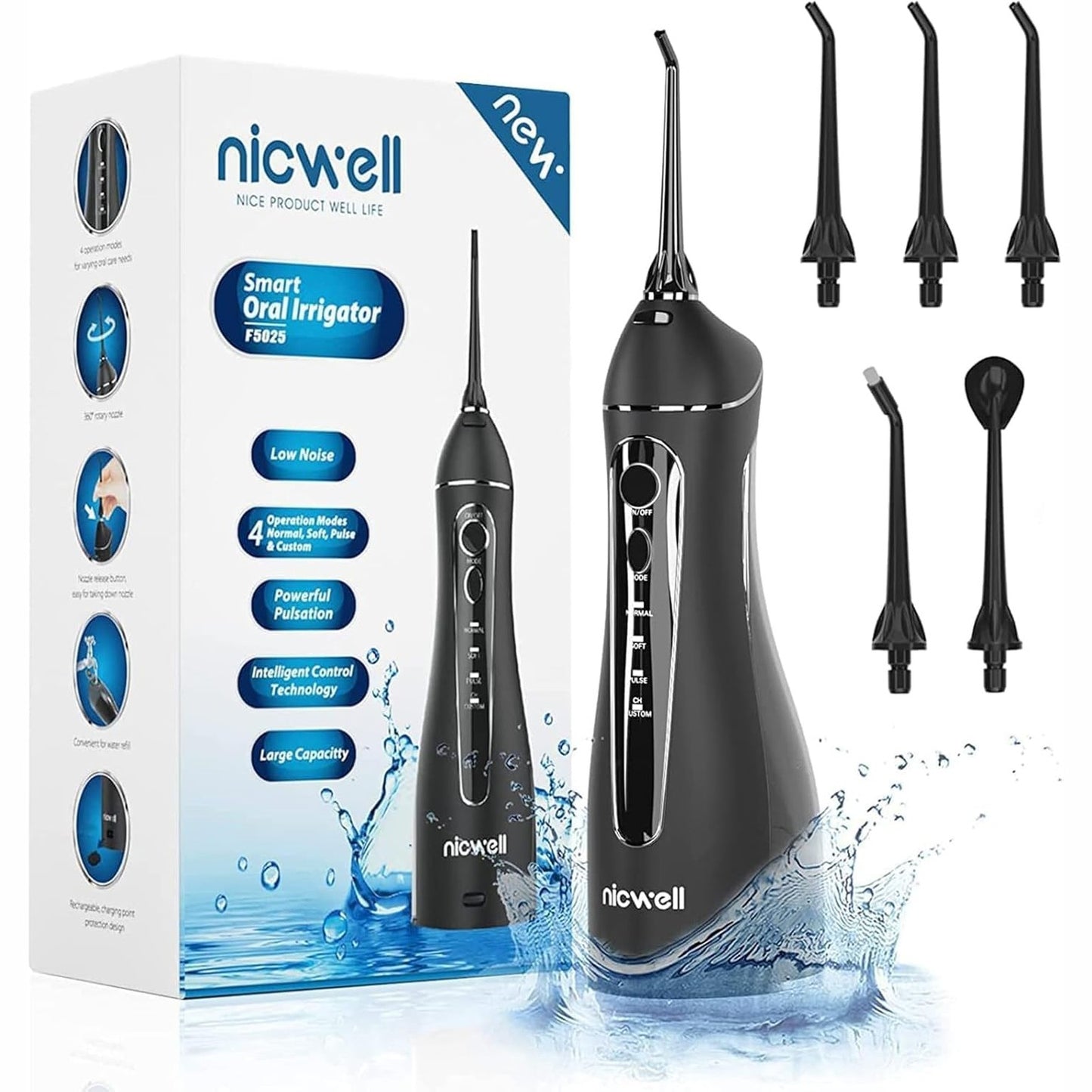 Nicwell Water Dental Flosser - Keep a Healthy & Shining Smile