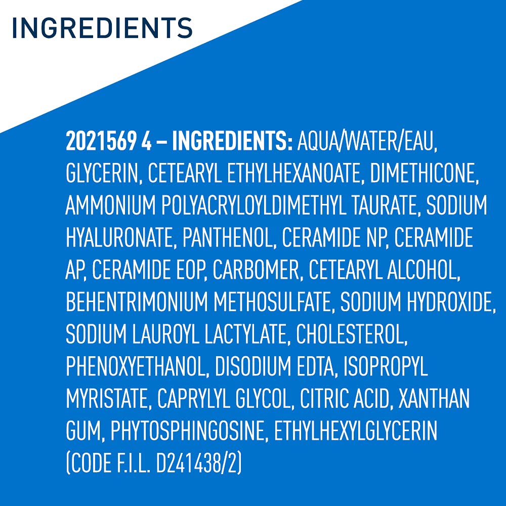 Cerave Hyaluronic Acid Serum for Face with Vitamin B5 and Ceramides, Hydrating Face Serum for Dry Skin, Fragrance Free, 1 Ounce - Medaid International