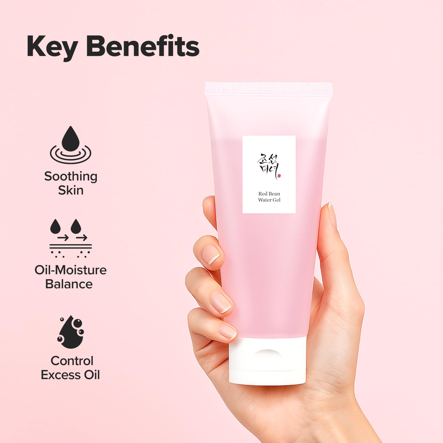 Beauty of Joseon Red Bean Water Gel Hydrating Peptide Hydro Boost Moisturizer for Acne Prone Dry Skin, Korean Skin Care for Men and Women, 100ml, 3.38 fl.oz - Medaid International