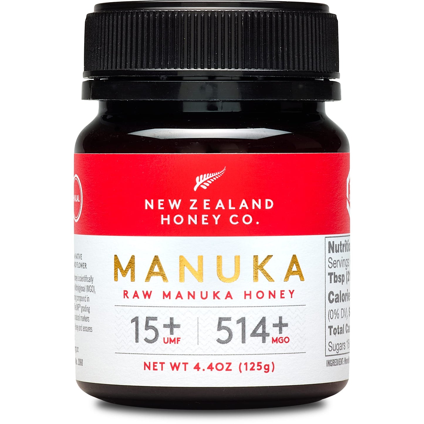 New Zealand Honey Co. Raw Manuka Honey UMF 15+ | MGO 514+, UMF Certified / 4.4oz - Medaid International