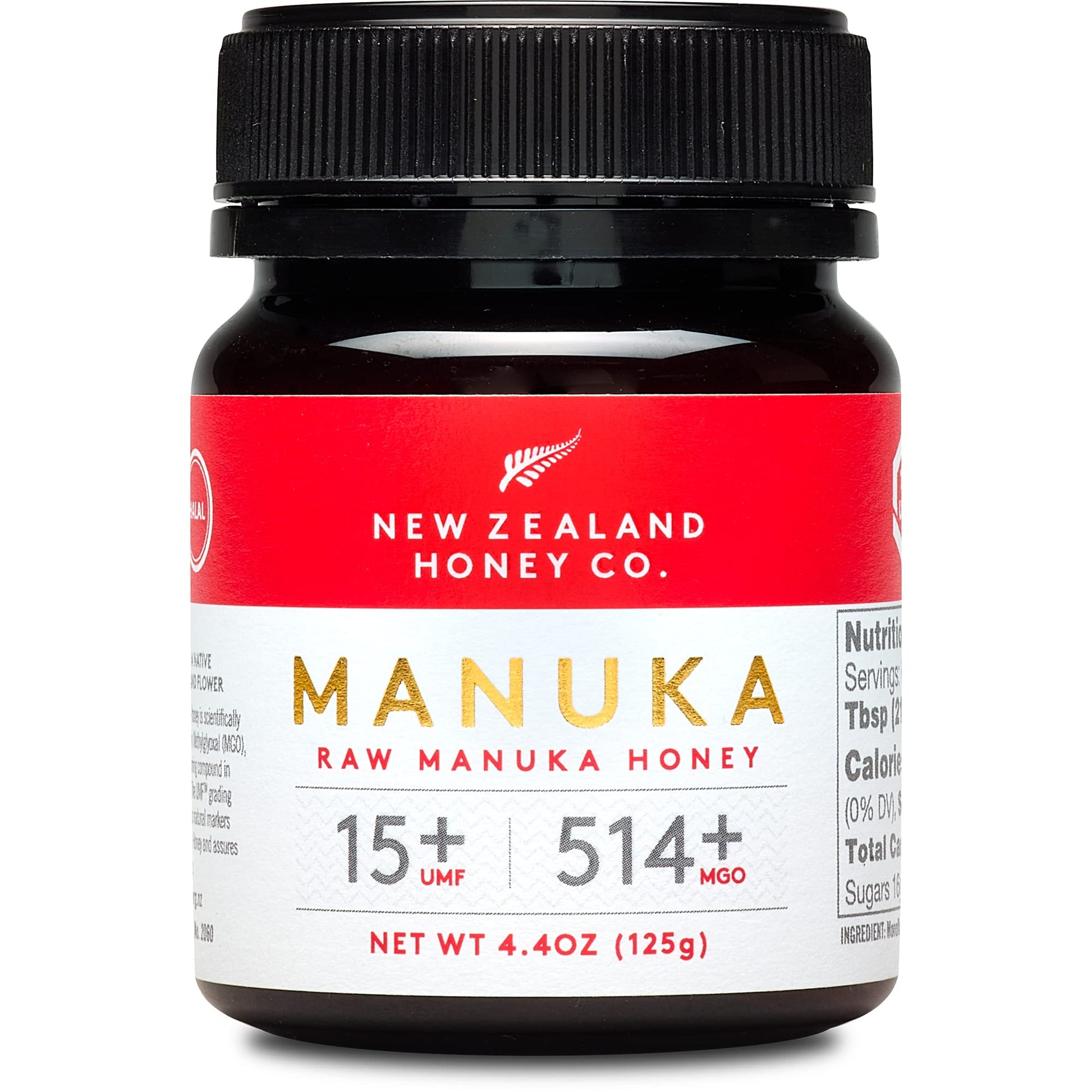 New Zealand Honey Co. Raw Manuka Honey UMF 15+ | MGO 514+, UMF Certified / 4.4oz - Medaid International