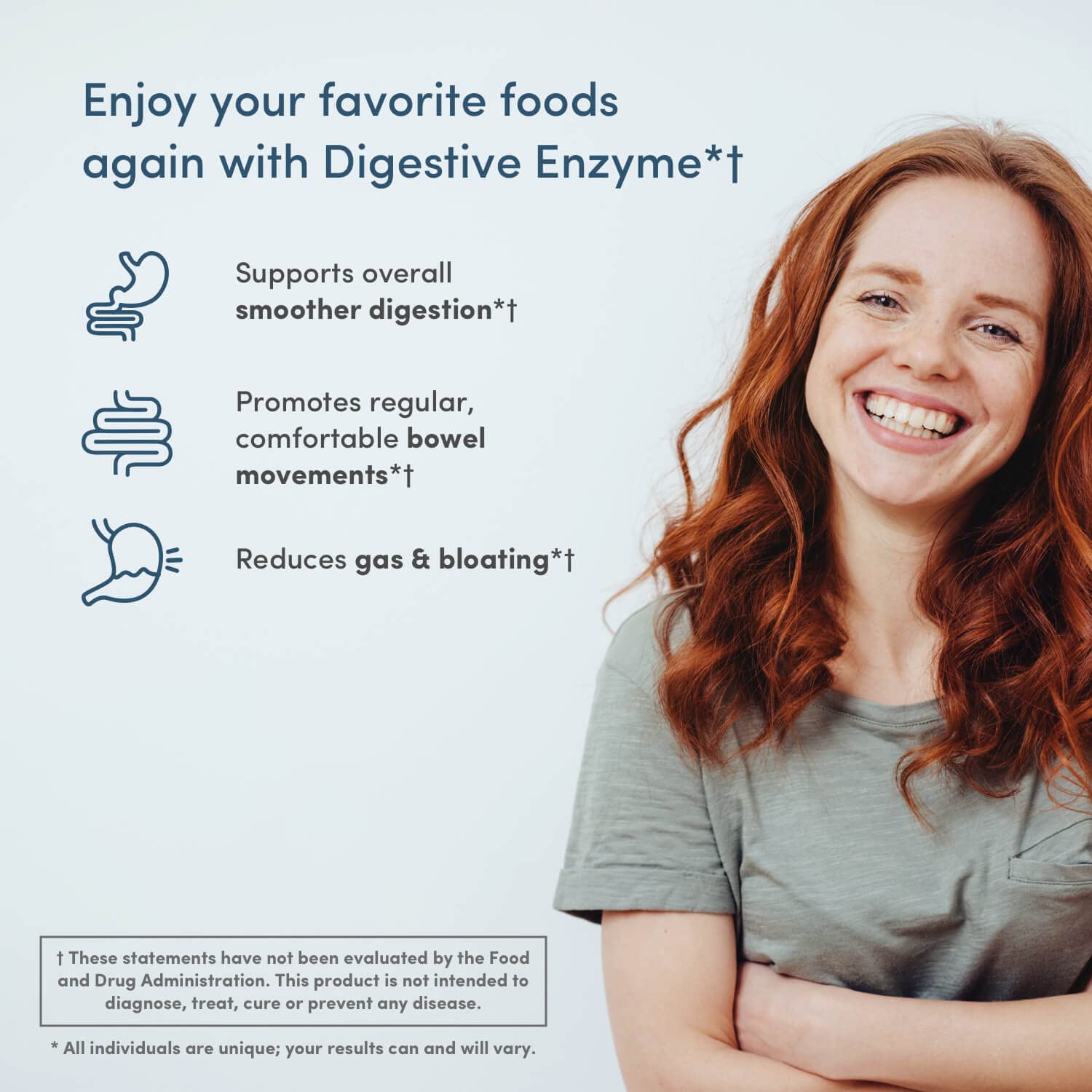 Nucific Digestive Enzyme Supplement to Support Digestion and Nutrient Bioavailability, 90 Count - Medaid International
