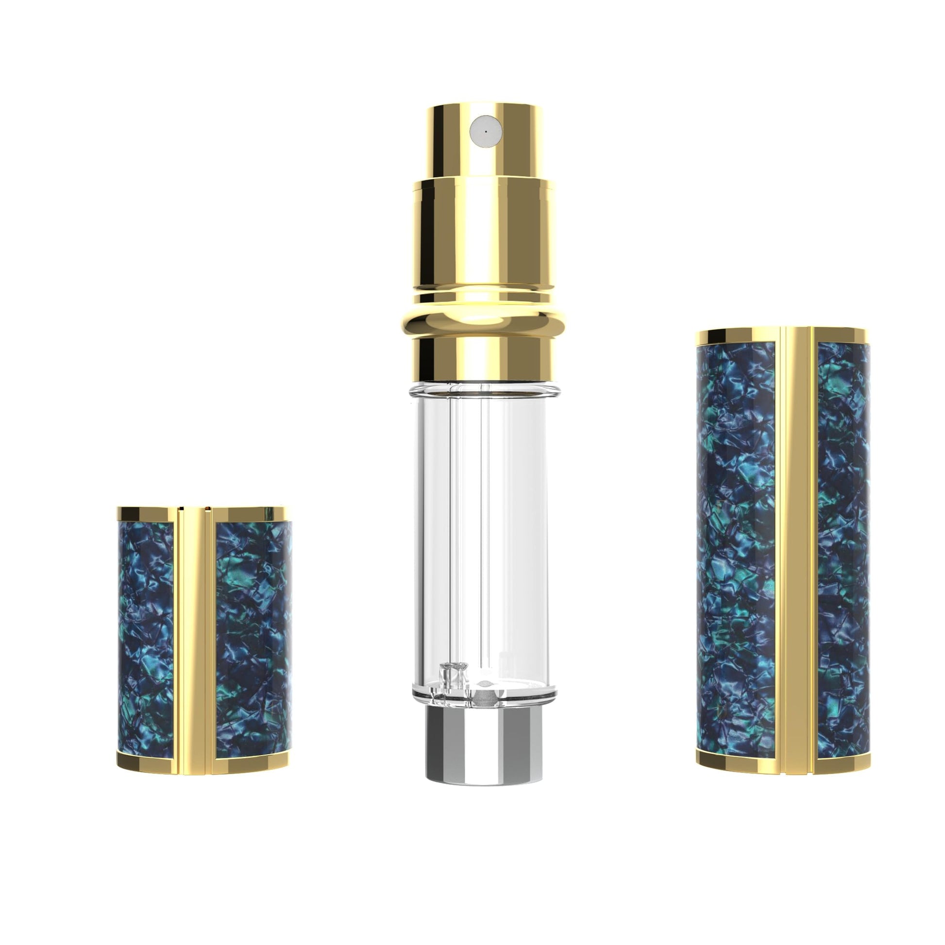Refillable Perfume Bottle Atomizer for Travel, Portable Easy Refillable Perfume Spray Pump Bottle for Men and Women with 5ml/0.17oz Pocket Size for F901 (2) - Medaid International