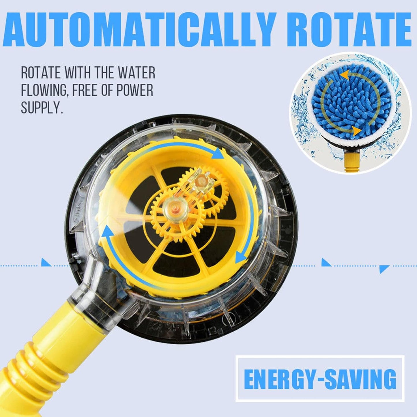 Car Wash Rotating Brush Kit