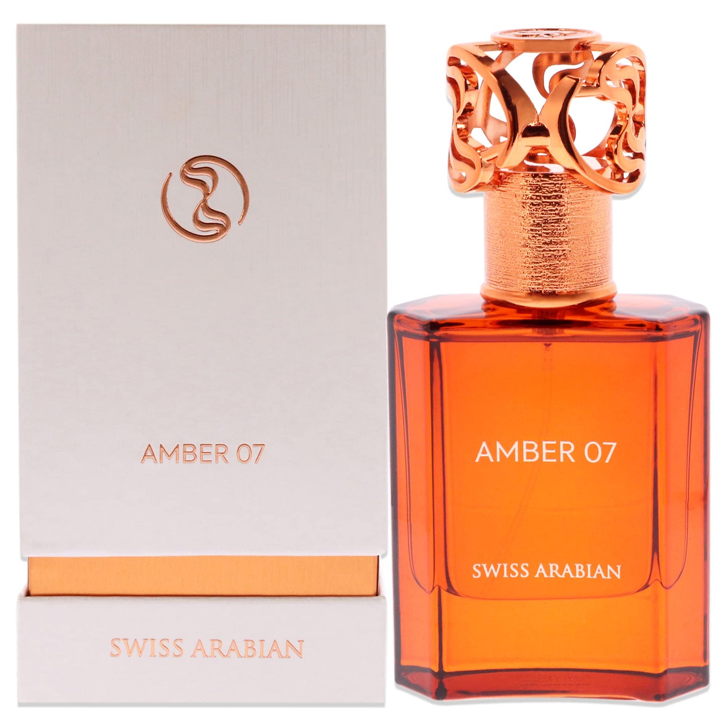 Swiss Arabian Amber 07 - Luxury Products From Dubai - Long Lasting, Addictive Personal EDP Spray Fragrance - Seductive Signature Aroma - 1.7 Oz - Medaid International