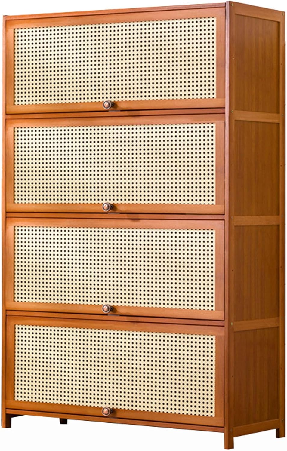 Bamboo Storage Cabinet With Doors