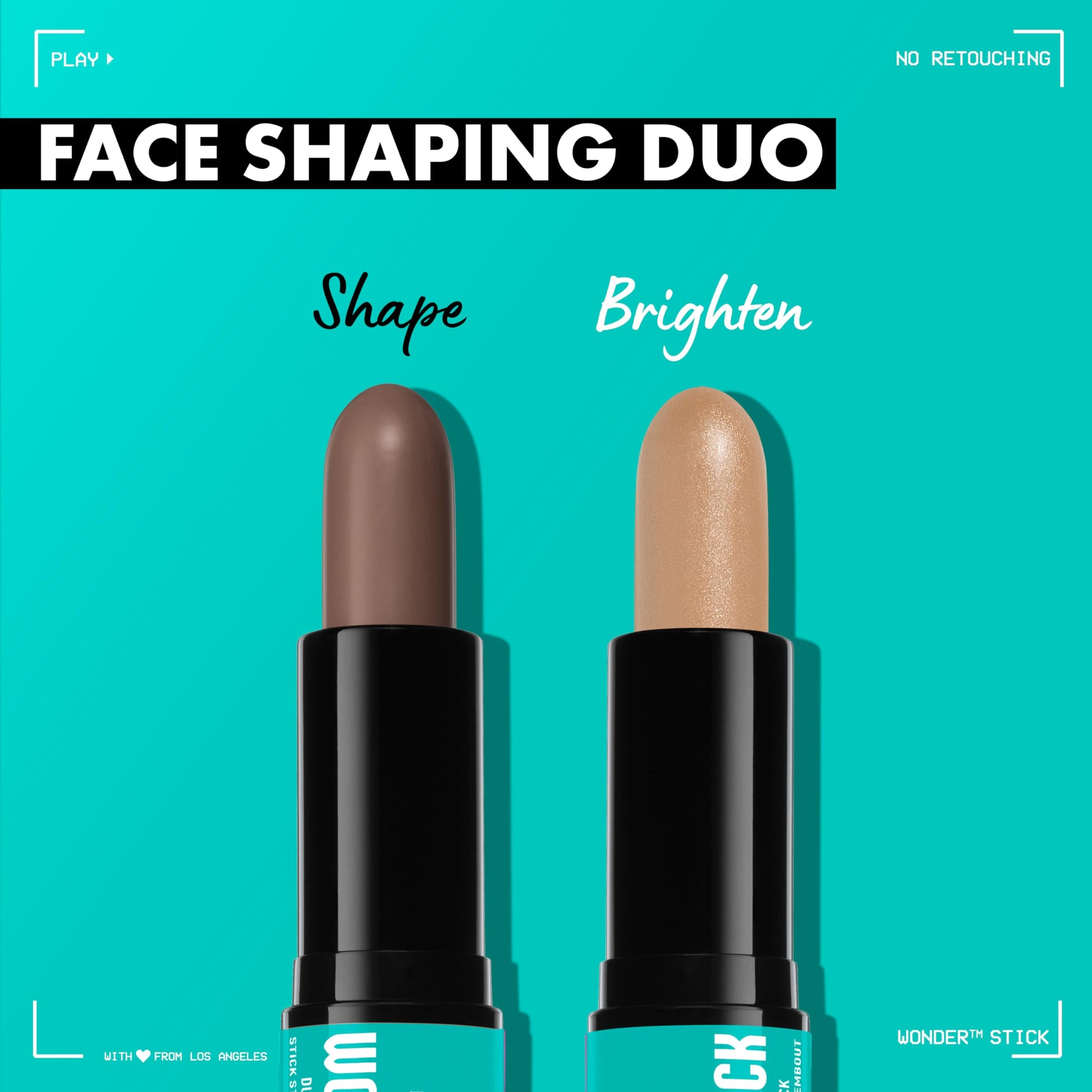 NYX PROFESSIONAL MAKEUP Wonder Stick, Face Shaping & Contouring Stick - Medium Tan - Medaid International