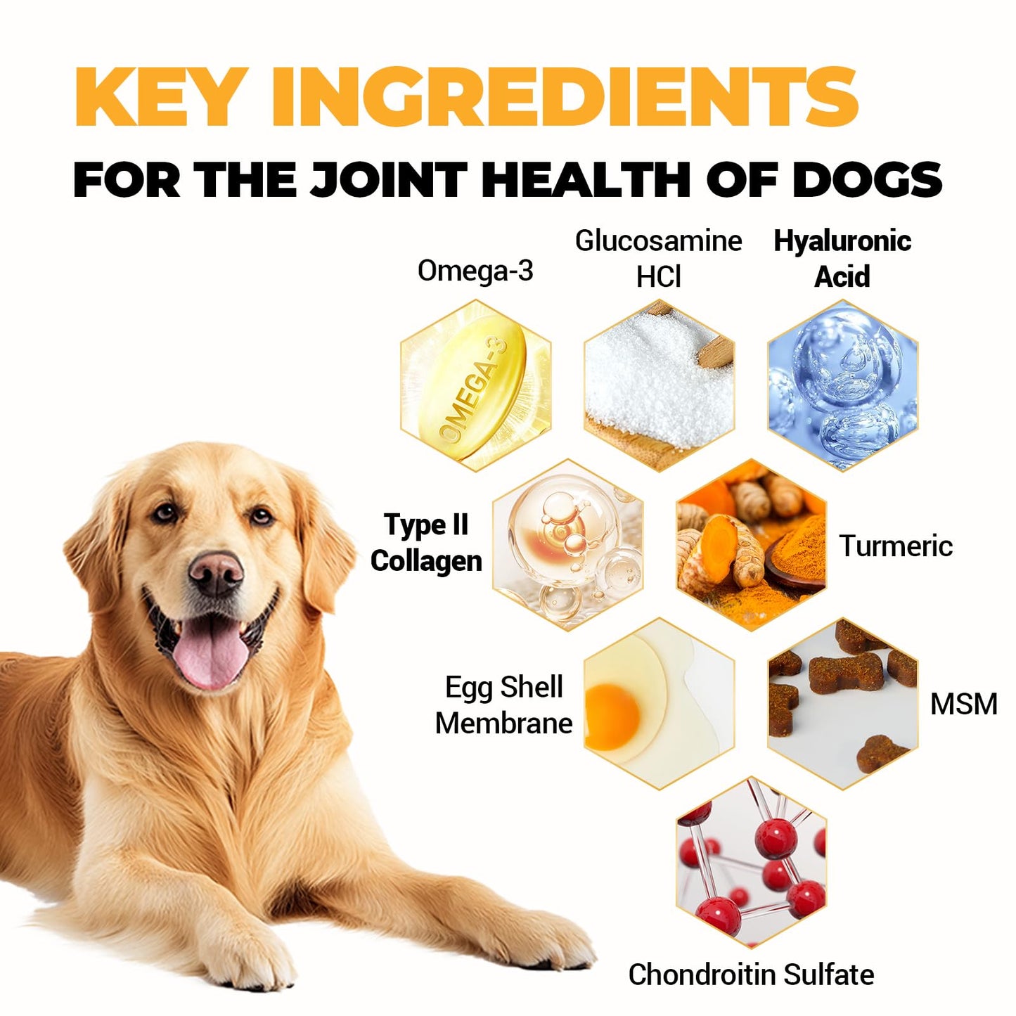 180 Chews Glucosamine Chondroitin Joint Chews for Dogs, Chicken Flavor 13 in 1 with Glucosamine, Chondroitin, MSM, Omega-3 Support Hip & Joint Support - Joint Pain Relief Flavored Fit All Breed