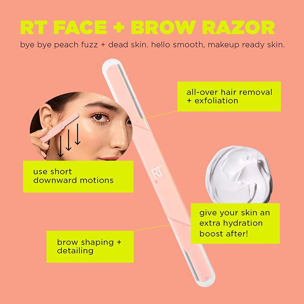 Real techniques face+brow razors