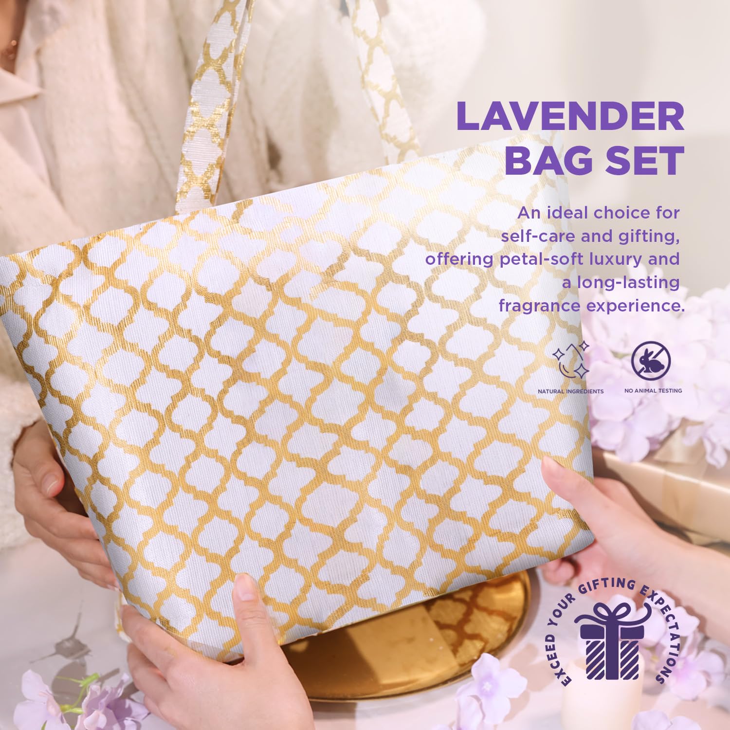 Gift Baskets for Women Spa Gift Baskets Spa Luxetique Tote Bag for Her Bath Sets - Medaid International