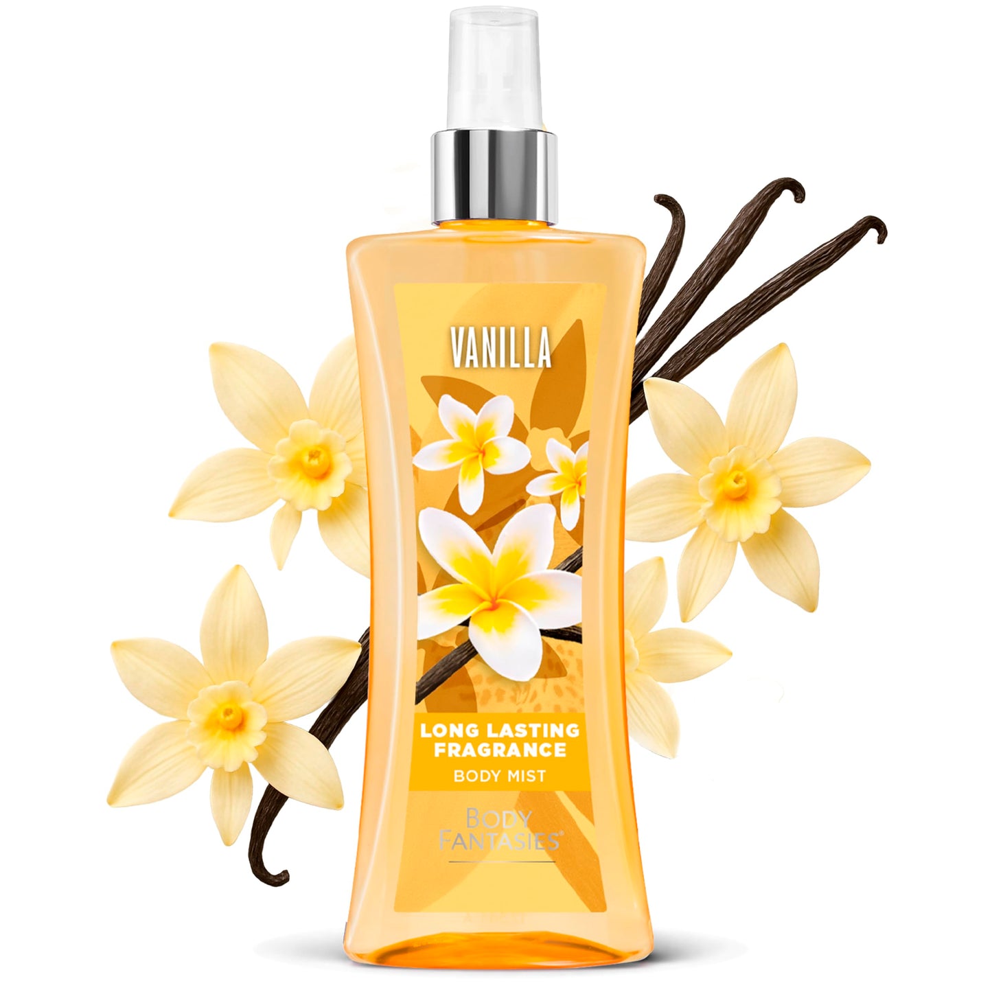 Body Fantasies Fragrance Body Spray, Vanilla, 8 Ounce - Medaid International