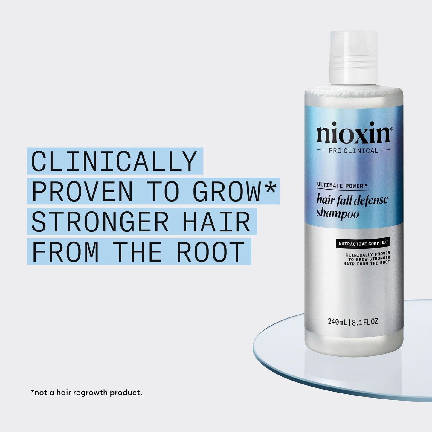 Nioxin Hair Fall Defense Shampoo | Activates Hair Follicles for Visibly Less Hair Loss | With Niacinamide, Caffeine, Lauric Acid, and Sandalore | 8.1 Fl Oz. - Medaid International